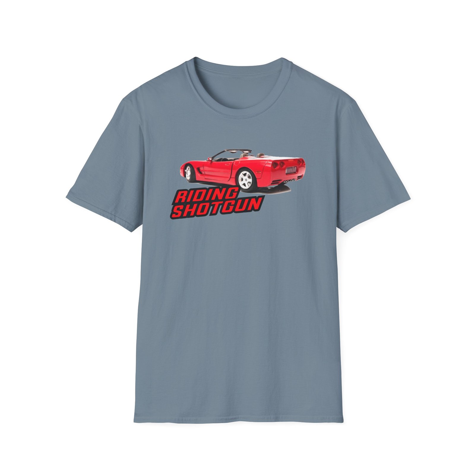 Fletcher Riding Shotgun Unisex Softstyle T-Shirt
