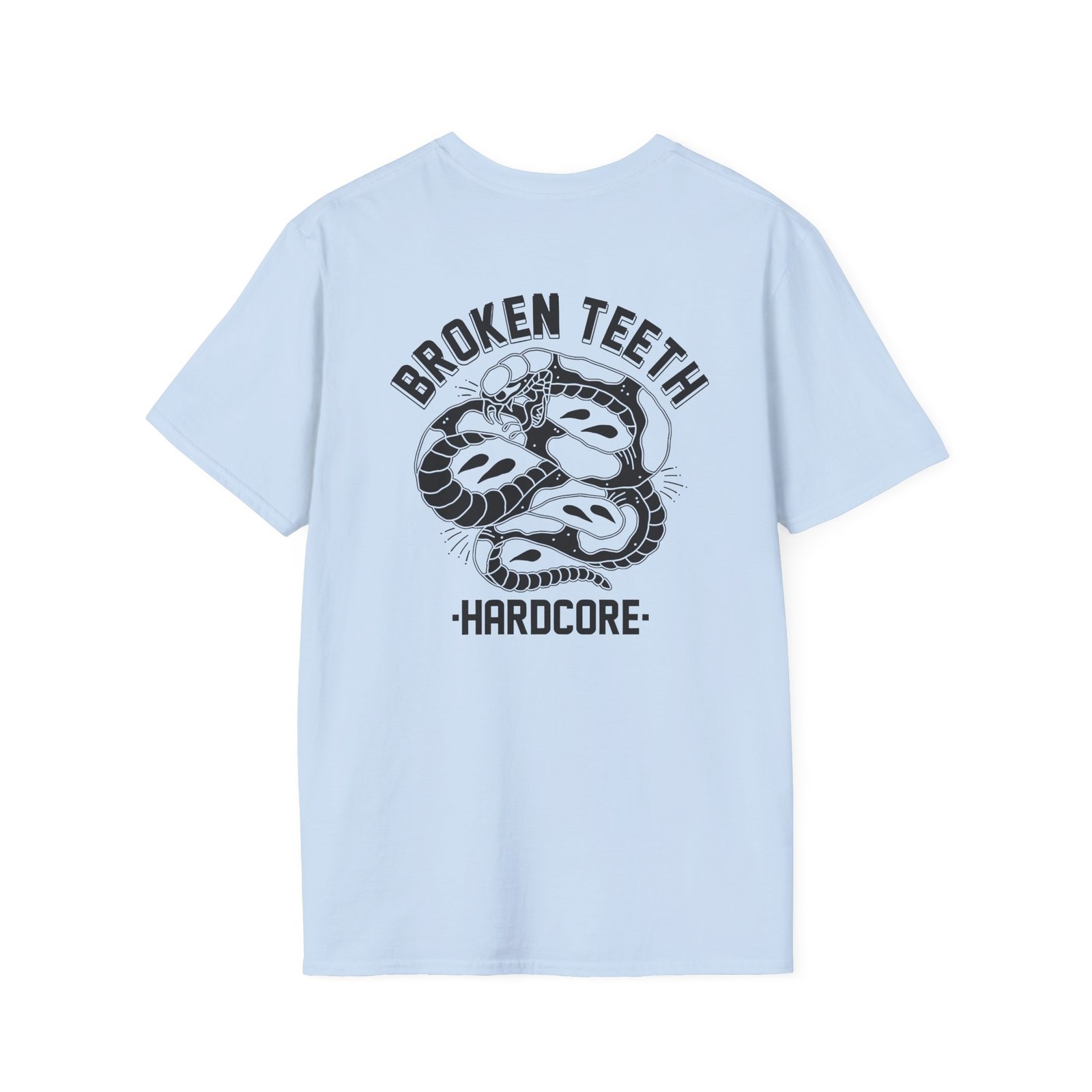 Broken Teeth Snake Unisex Softstyle T-Shirt