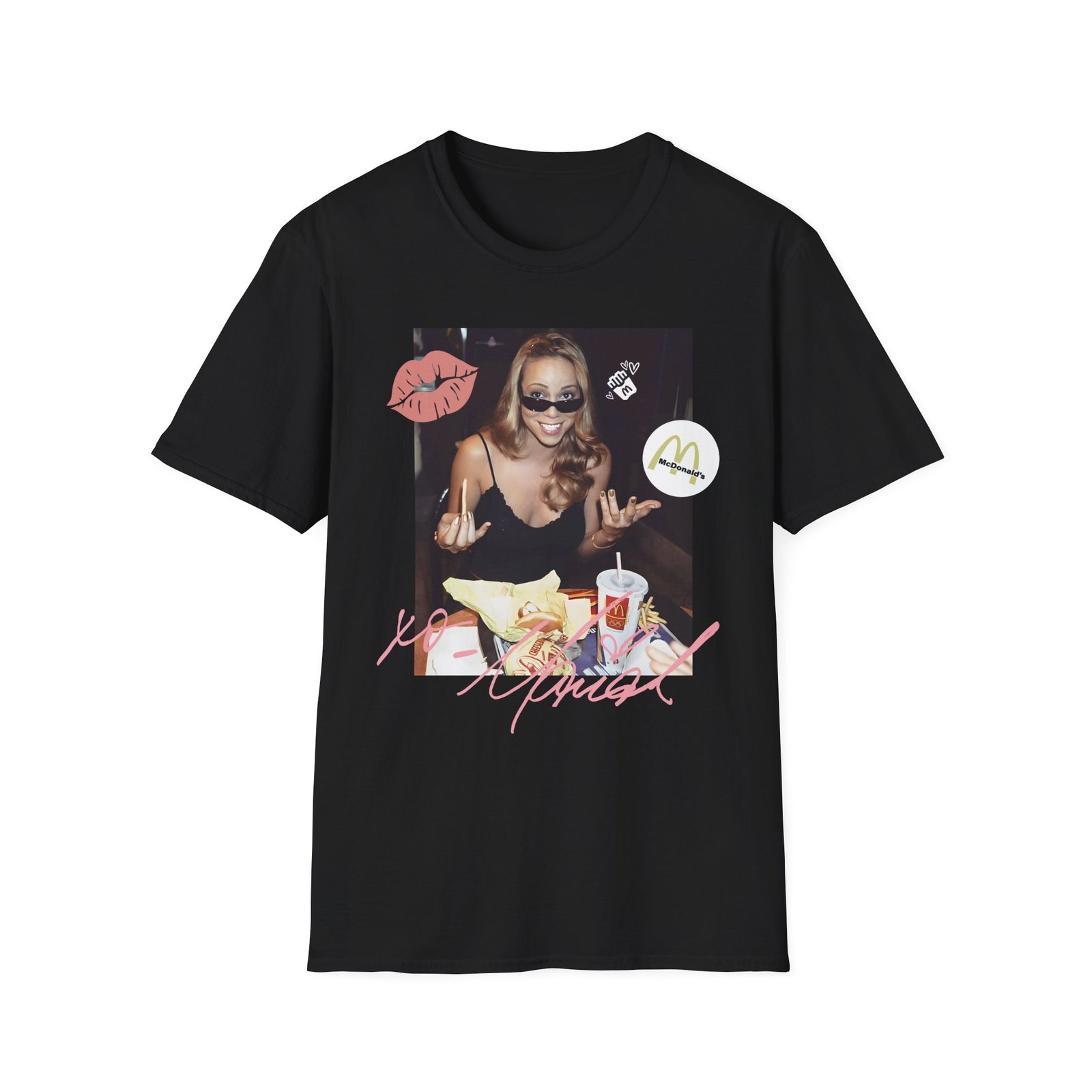 Mariah Carey Mcdonalds Unisex Softstyle T-Shirt