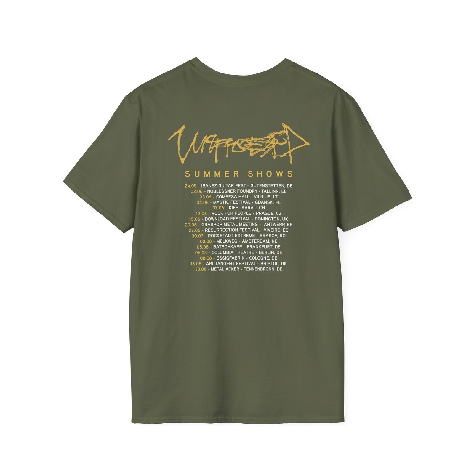 Unprocessed Summer Shows 2025 Unisex Softstyle T-Shirt