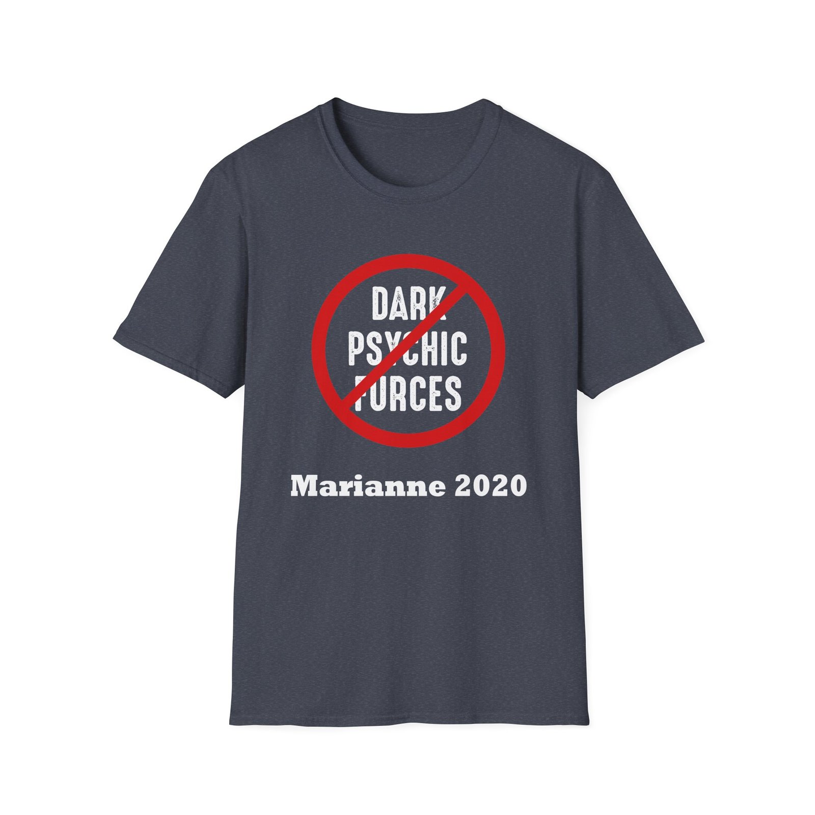 Marianne Williamson Dark Psychic Forces Unisex Softstyle T-Shirt
