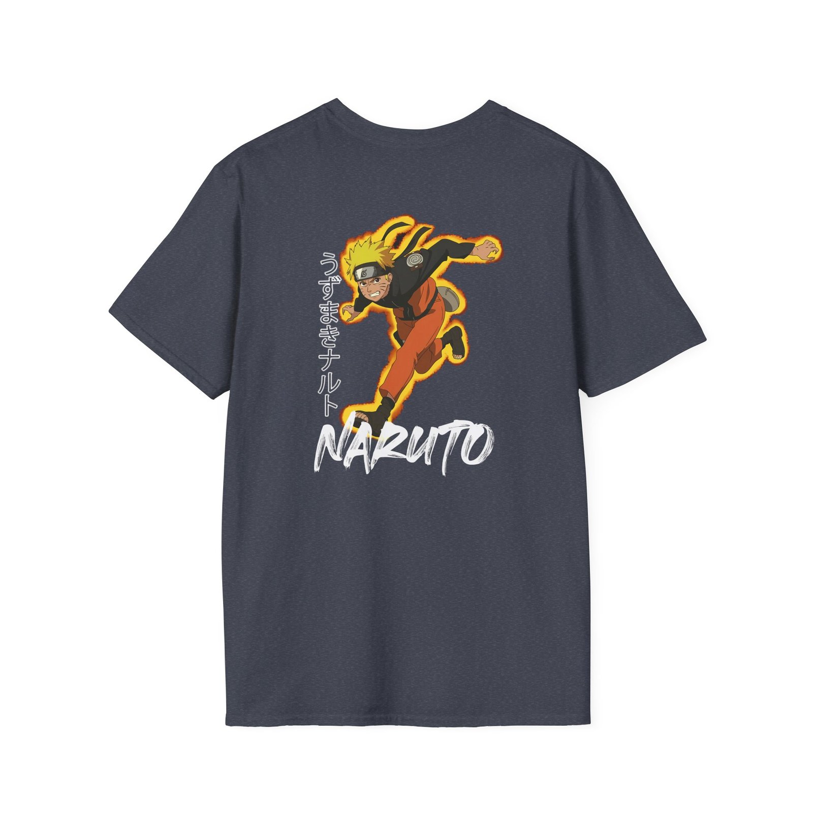 Naruto Uzumaki Run Unisex Softstyle T-Shirt