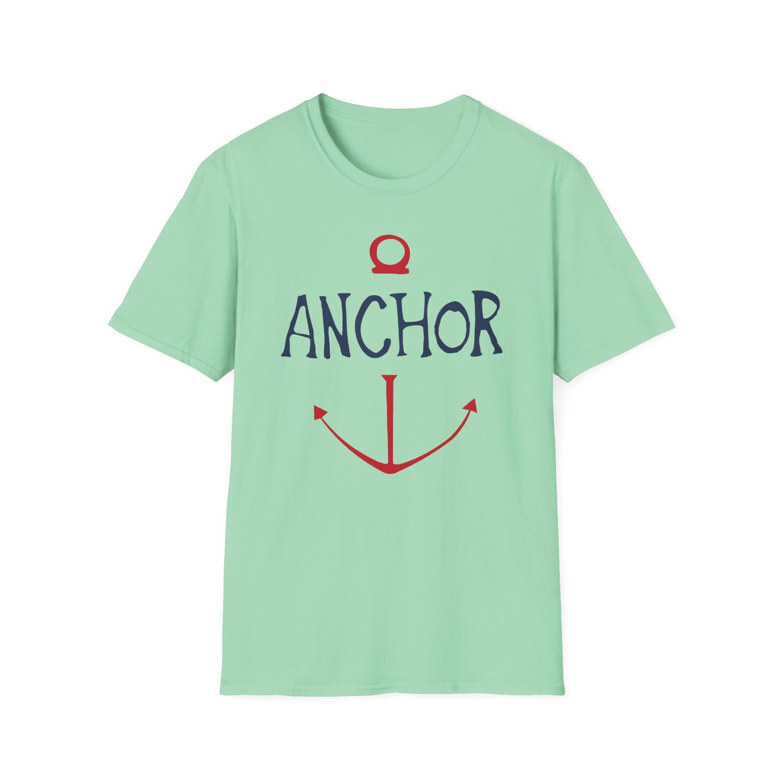 One Piece Anchor Unisex Softstyle T-Shirt