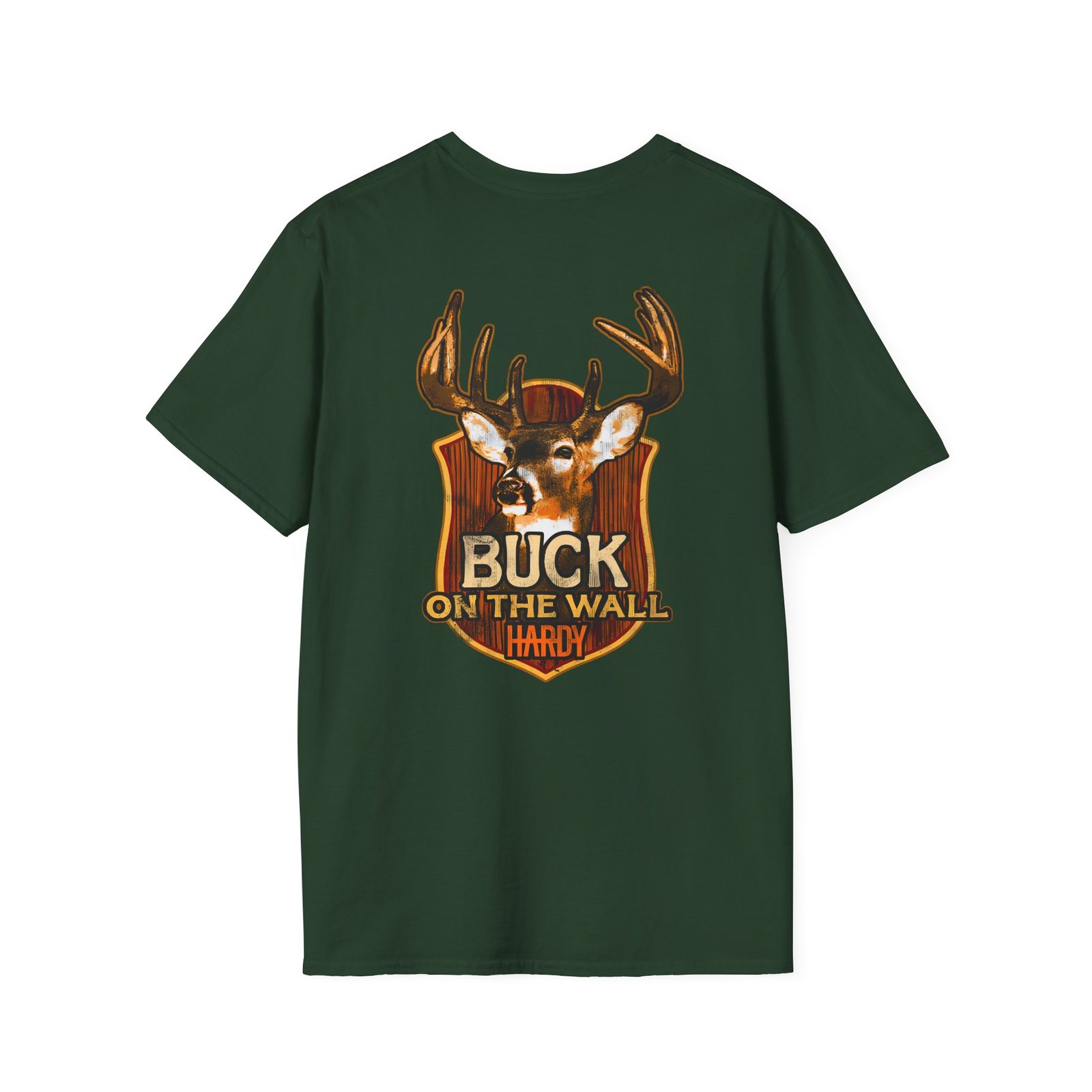 Hardy Buck on the Wall Unisex Softstyle T-Shirt