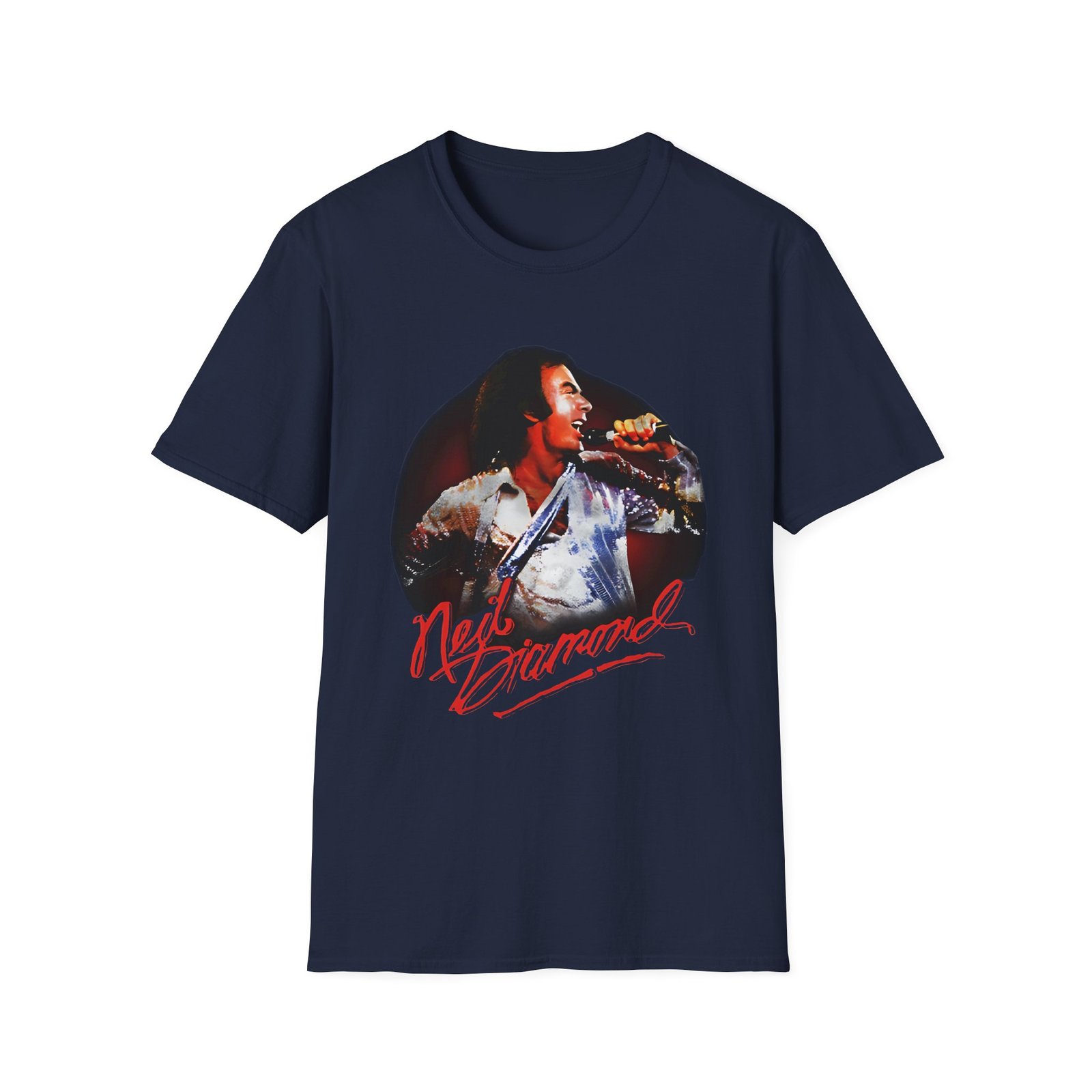 Neil Diamond On Stage unisex softstyle t-shirt