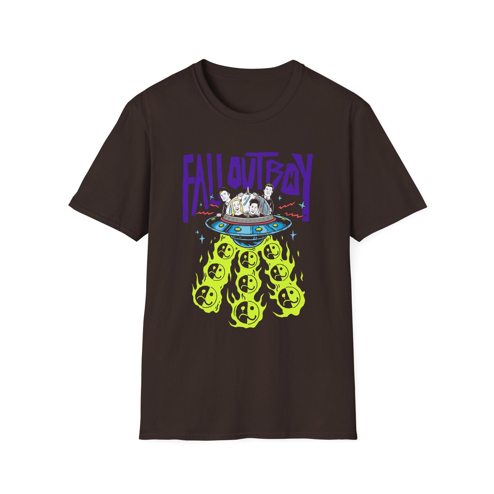 Fall Out Boy UFO So Much For Stardust Tour Unisex Softstyle T-Shirt