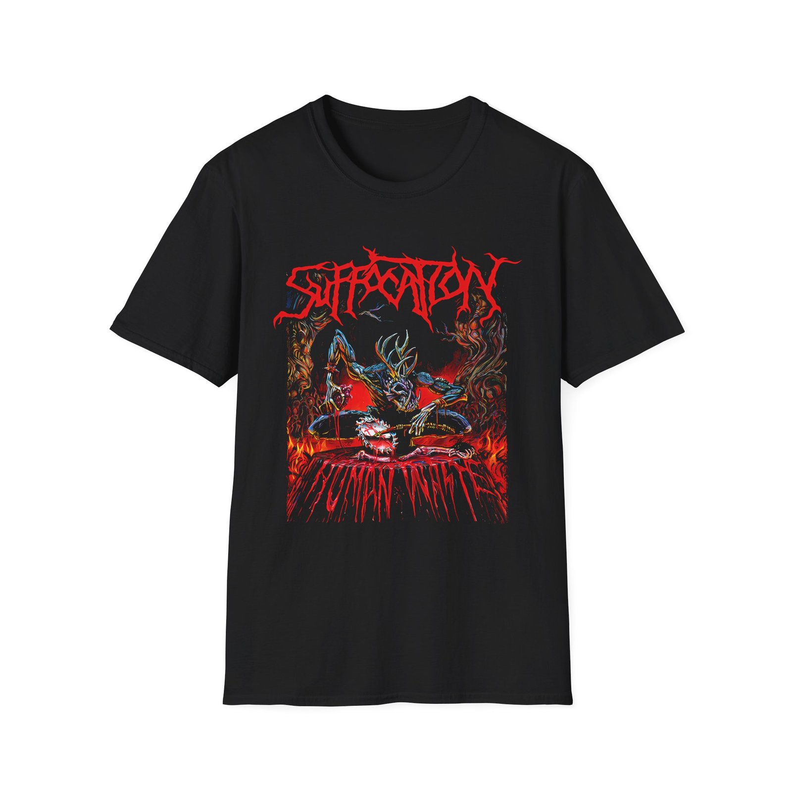 Suffocation Human Waste Unisex Softstyle T-Shirt