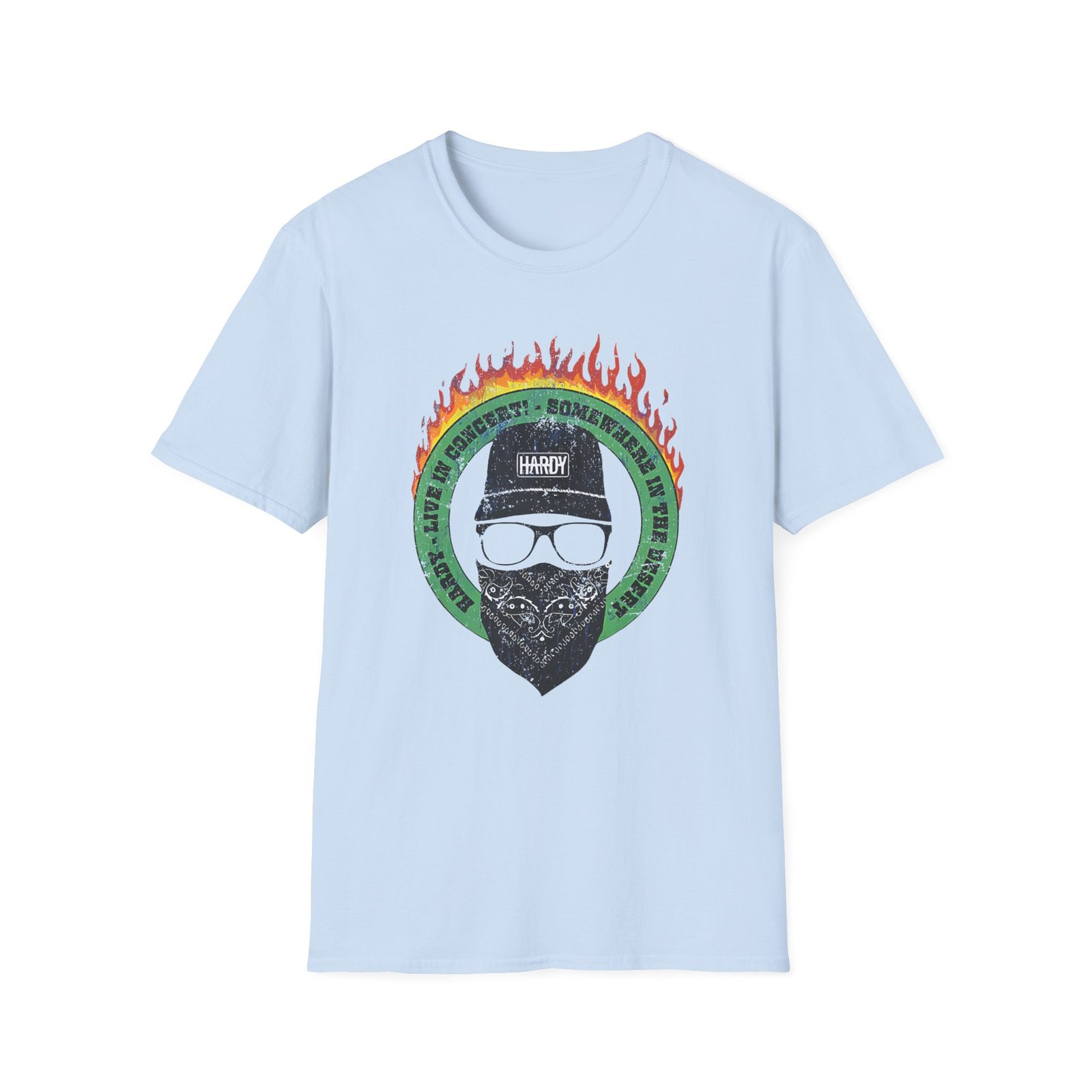 Hardy Somewhere in the Desert Unisex Softstyle T-Shirt