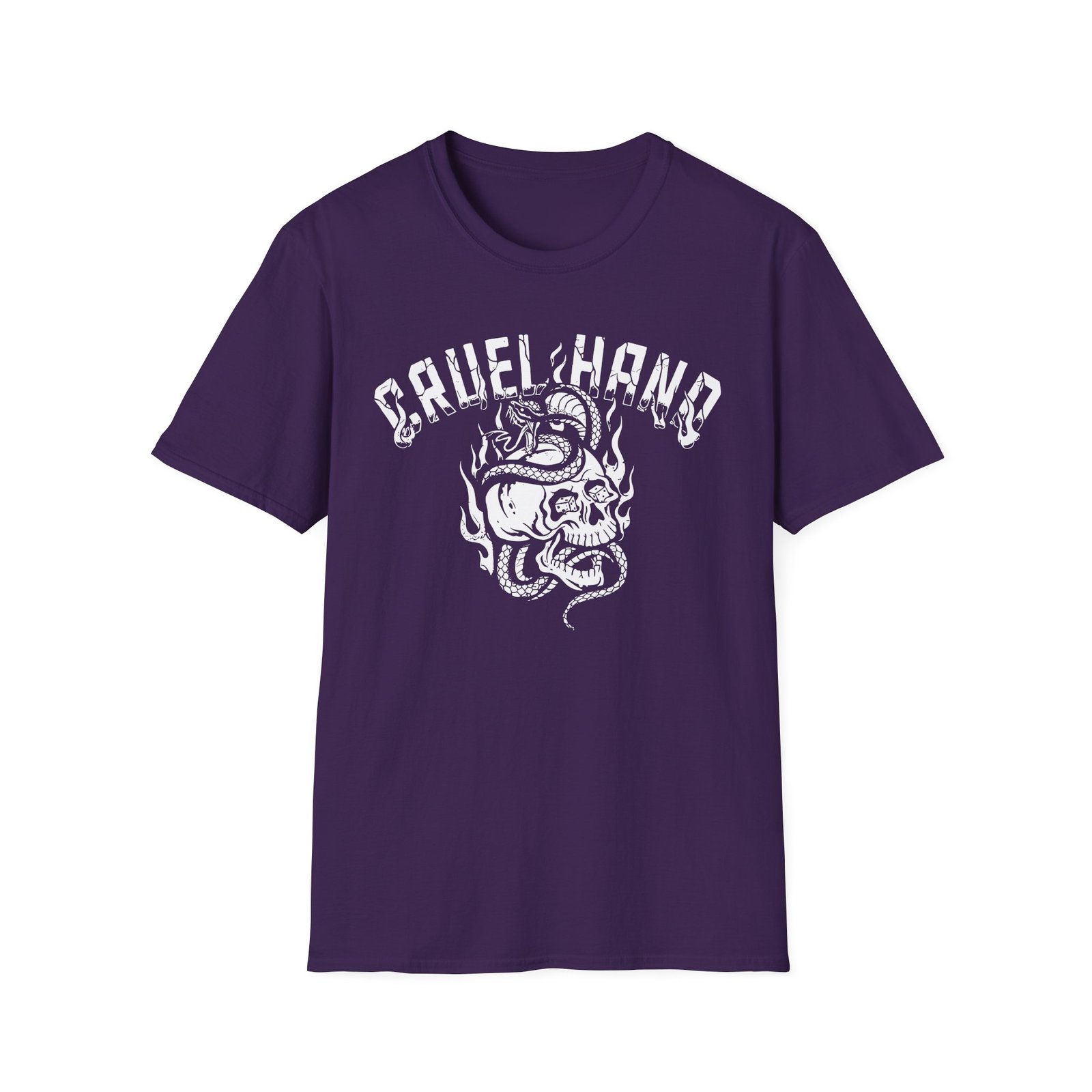 Cruel Hand Cobra Skull Unisex Softstyle T-Shirt