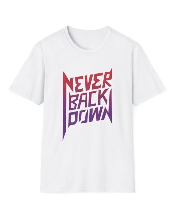 Nick Eh 30 Never Back Down Unisex Softstyle T-Shirt