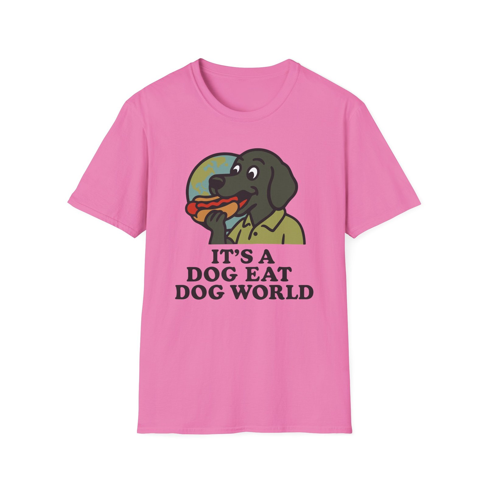 Dog Eat Dog World Unisex Softstyle T-Shirt