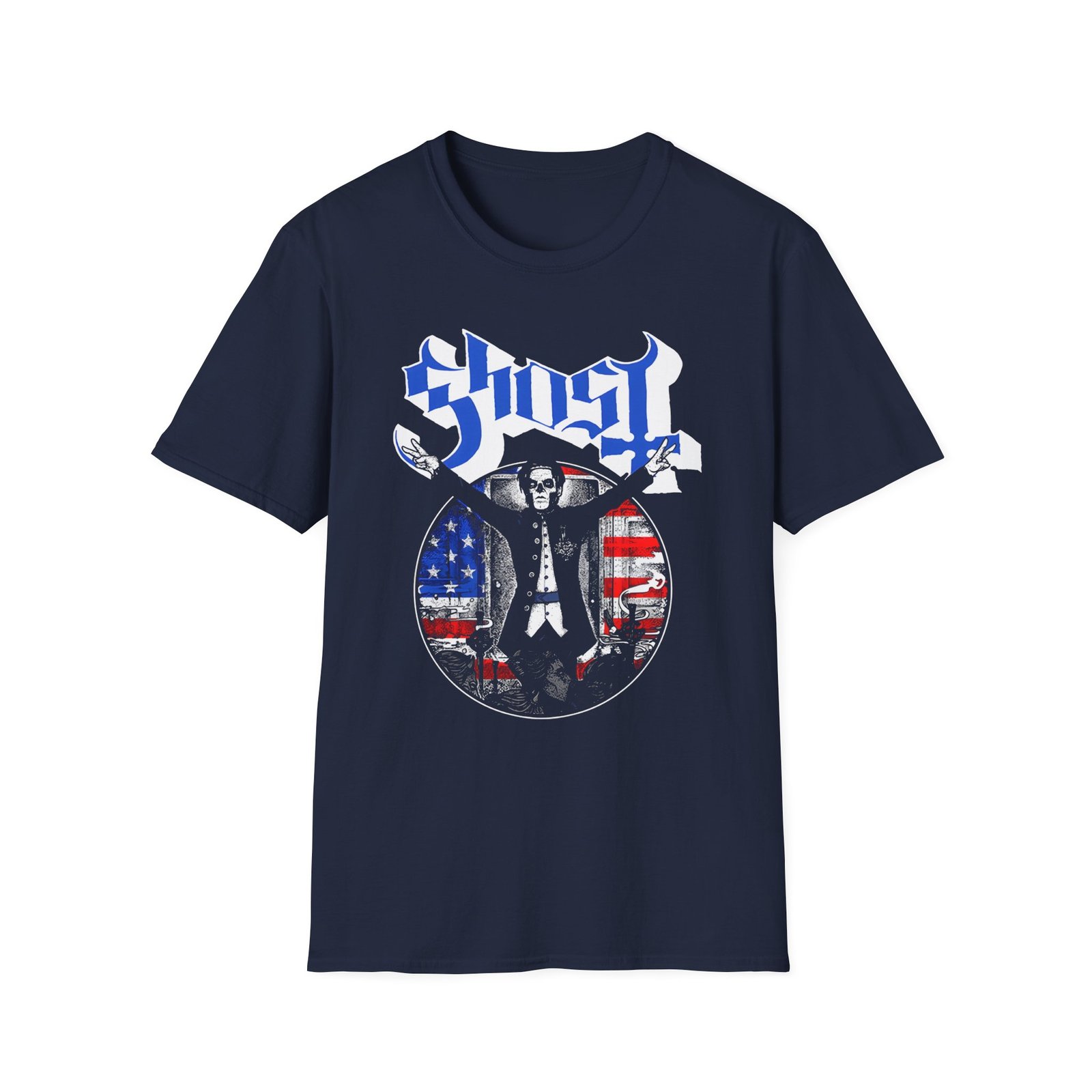 Ghost Band Papa For President Unisex Softstyle T-Shirt