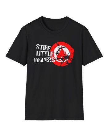 Stiff Little Fingers Target Unisex Softstyle T-Shirt