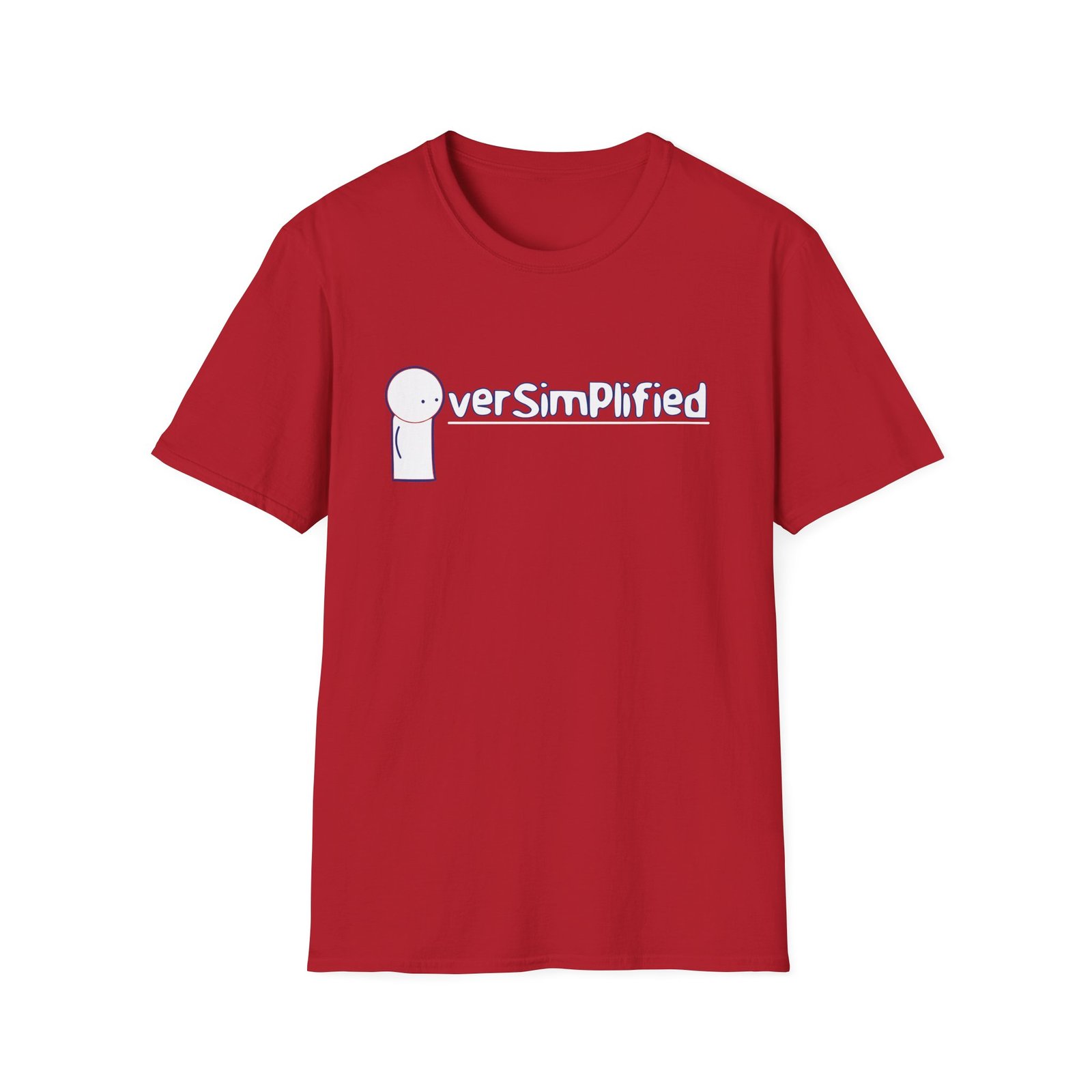 Oversimplified Logo Unisex Softstyle T-Shirt