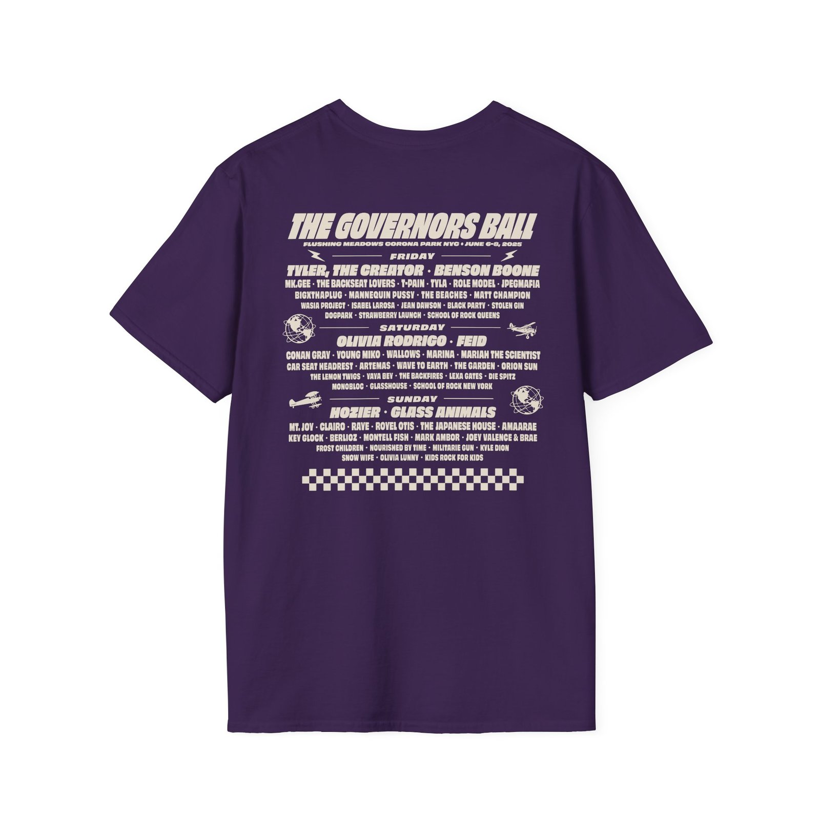 Gov Ball Gov Bop Lineup Unisex Softstyle T-Shirt