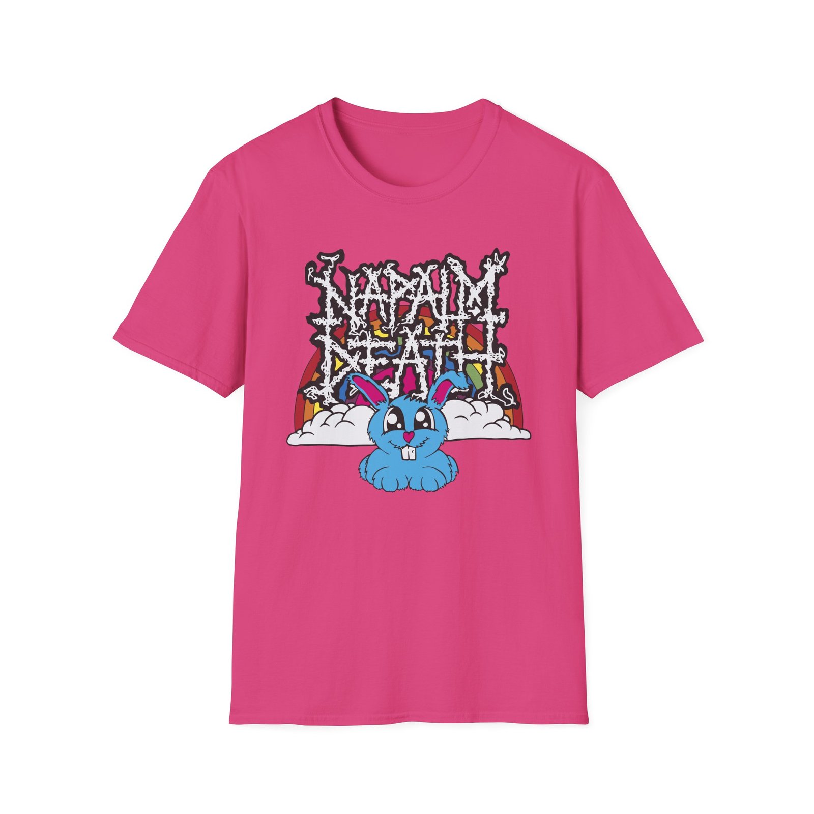 Napalm Death Rainbow Unisex Softstyle T-Shirt