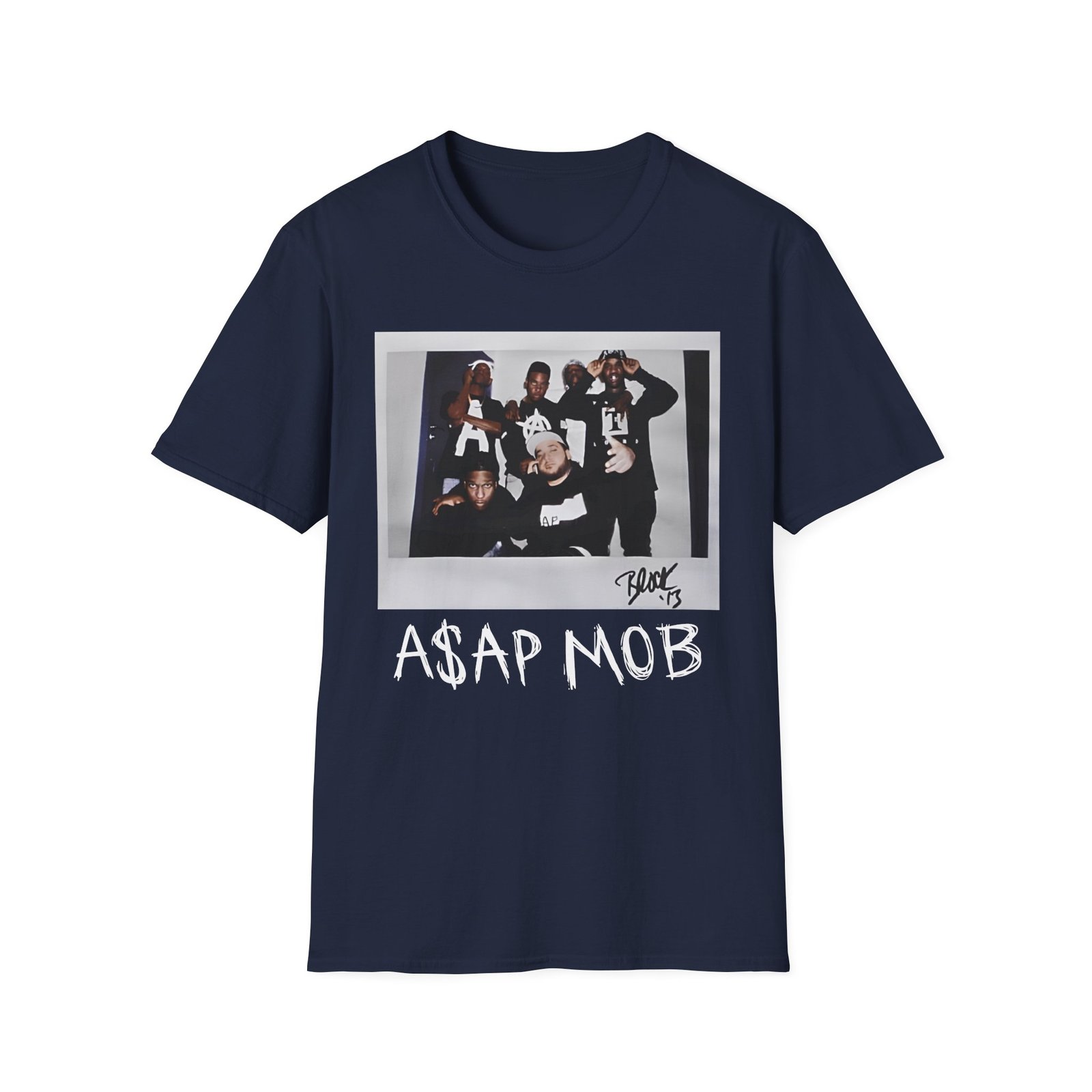 ASAP Rocky Mob Og 2015 Block 13 Unisex Softstyle T-Shirt