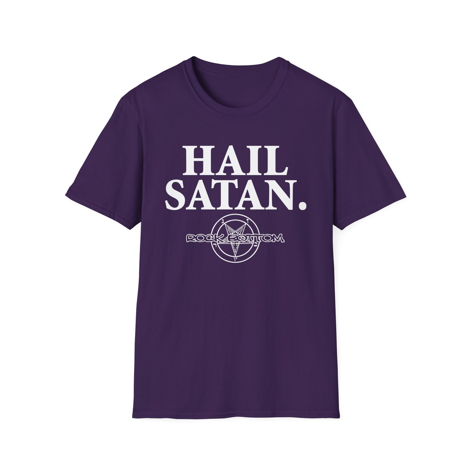 Rock Bottom Hail Satan Unisex Softstyle T-Shirt