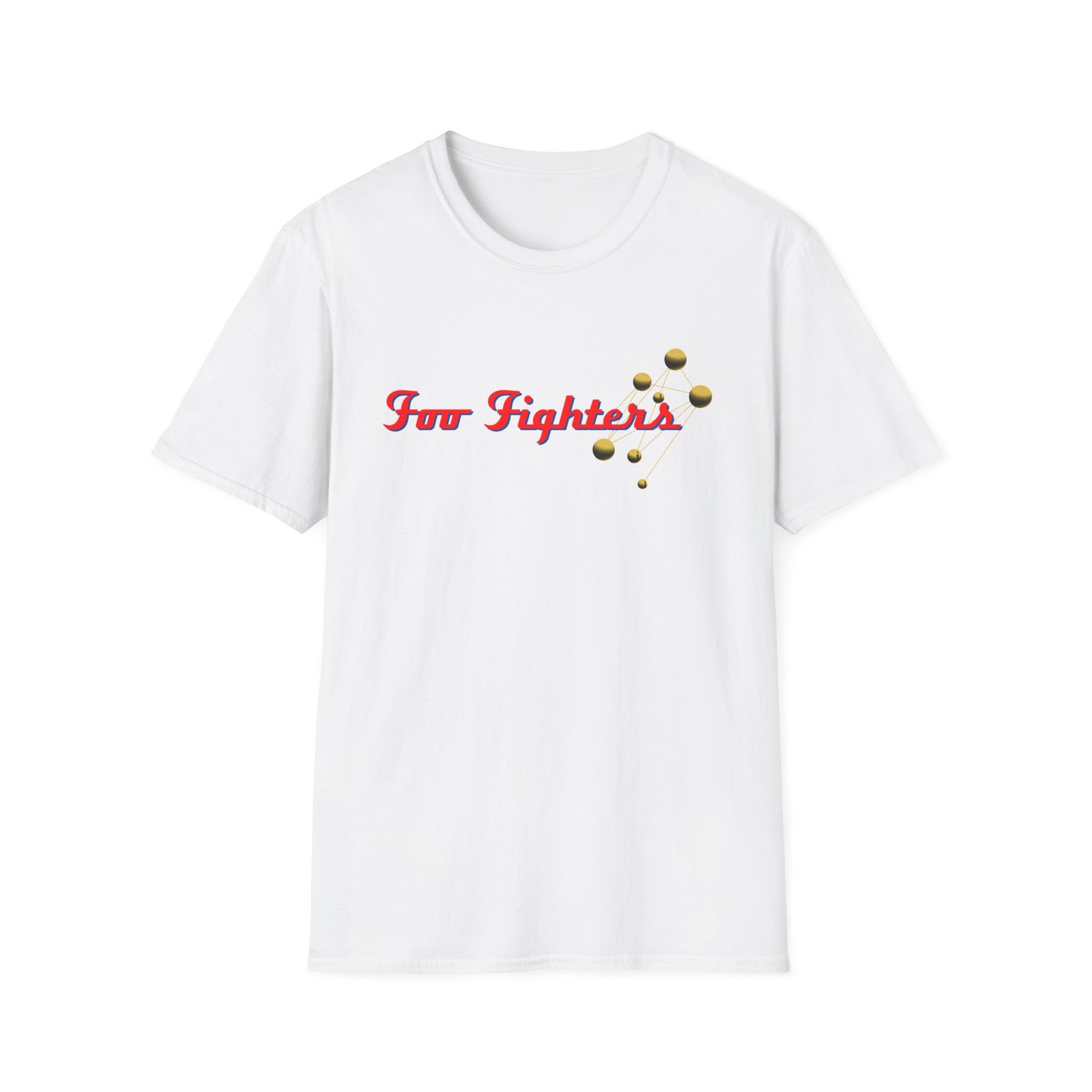 Foo Fighters Molecules Unisex Softstyle T-Shirt