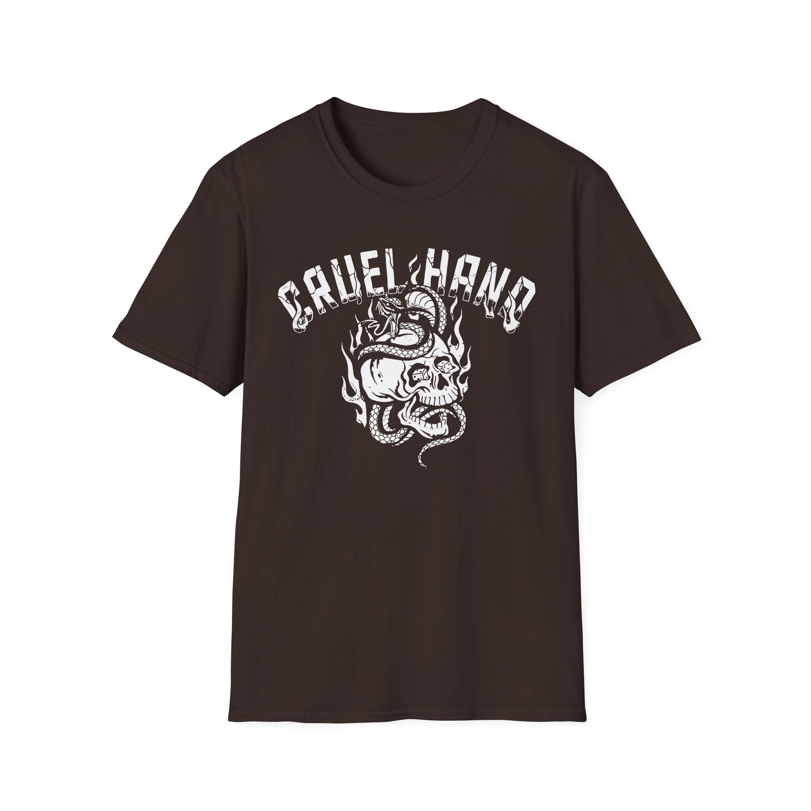 Cruel Hand Cobra Skull Unisex Softstyle T-Shirt