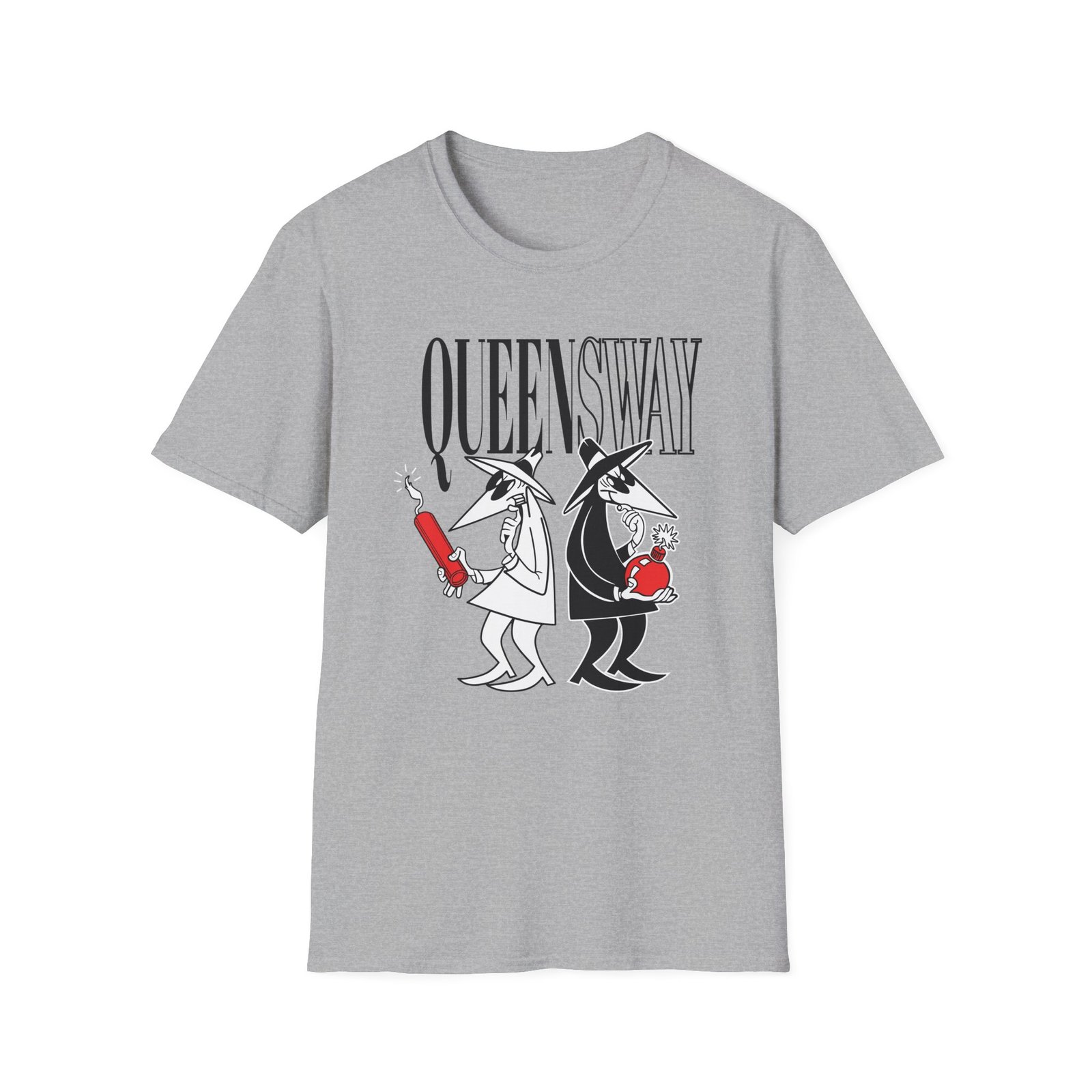 Queensway Spy Vs Spy Unisex Softstyle T-Shirt