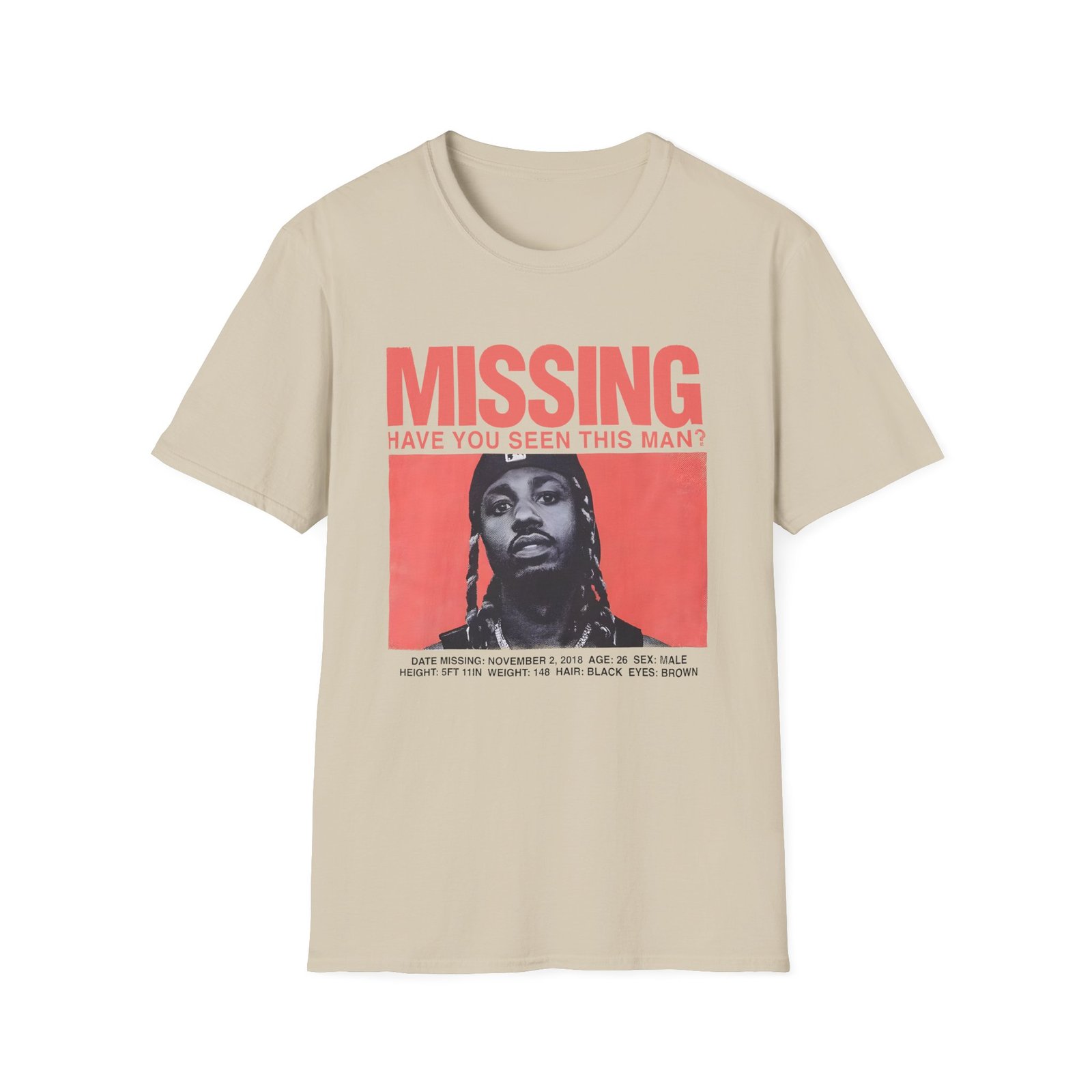 Metro Boomin Missing Poster Unisex Softstyle T-Shirt