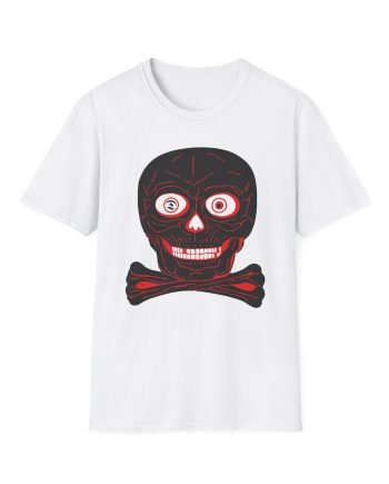 Deathwish Charred Skull unisex softstyle t-shirt