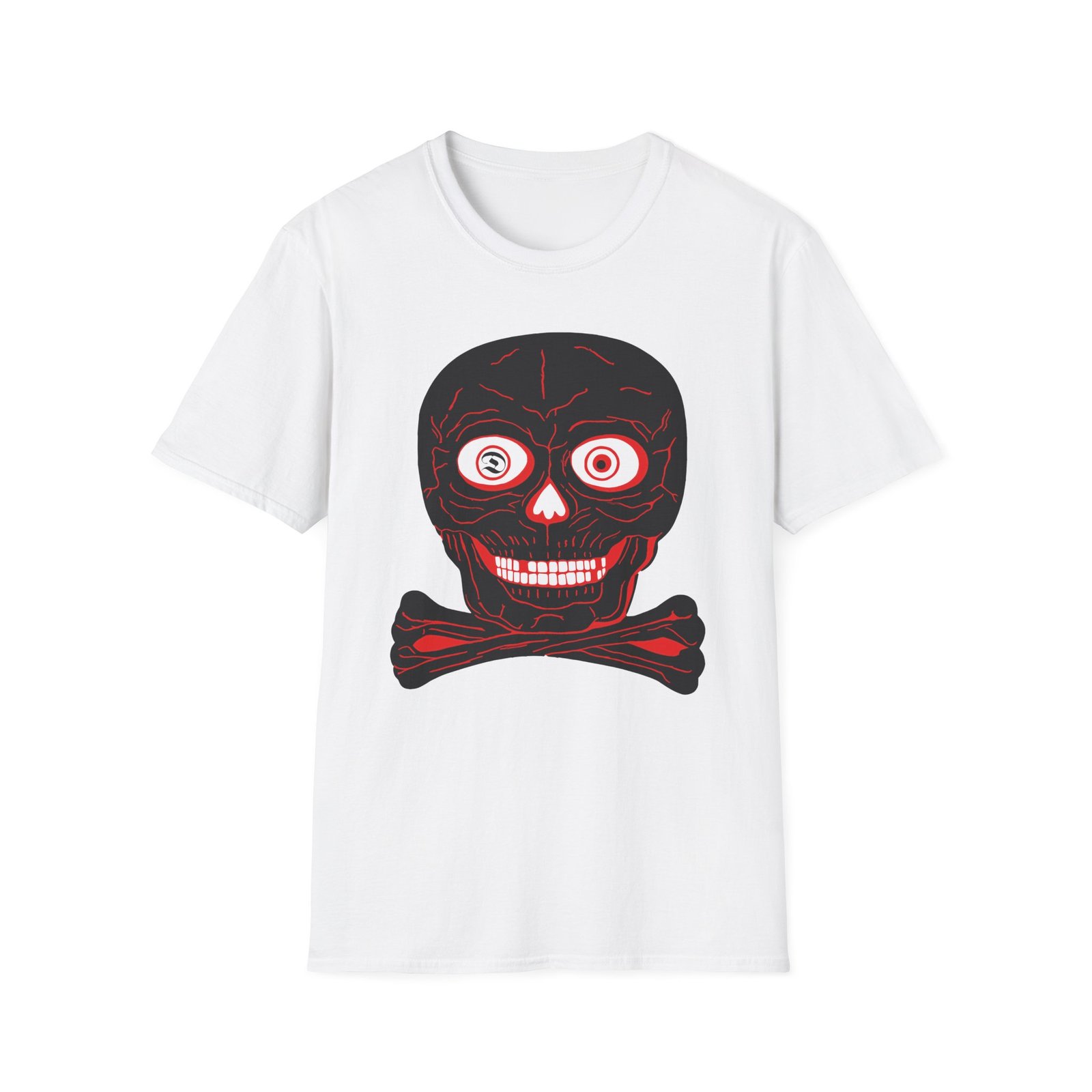 Deathwish Charred Skull unisex softstyle t-shirt