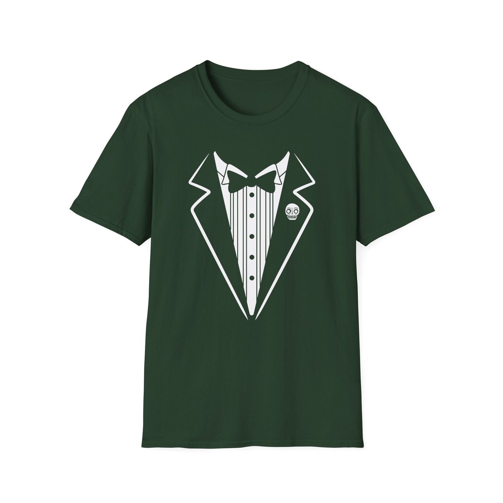 Senses Fail Martini Kiss Tux Unisex Softstyle T-Shirt