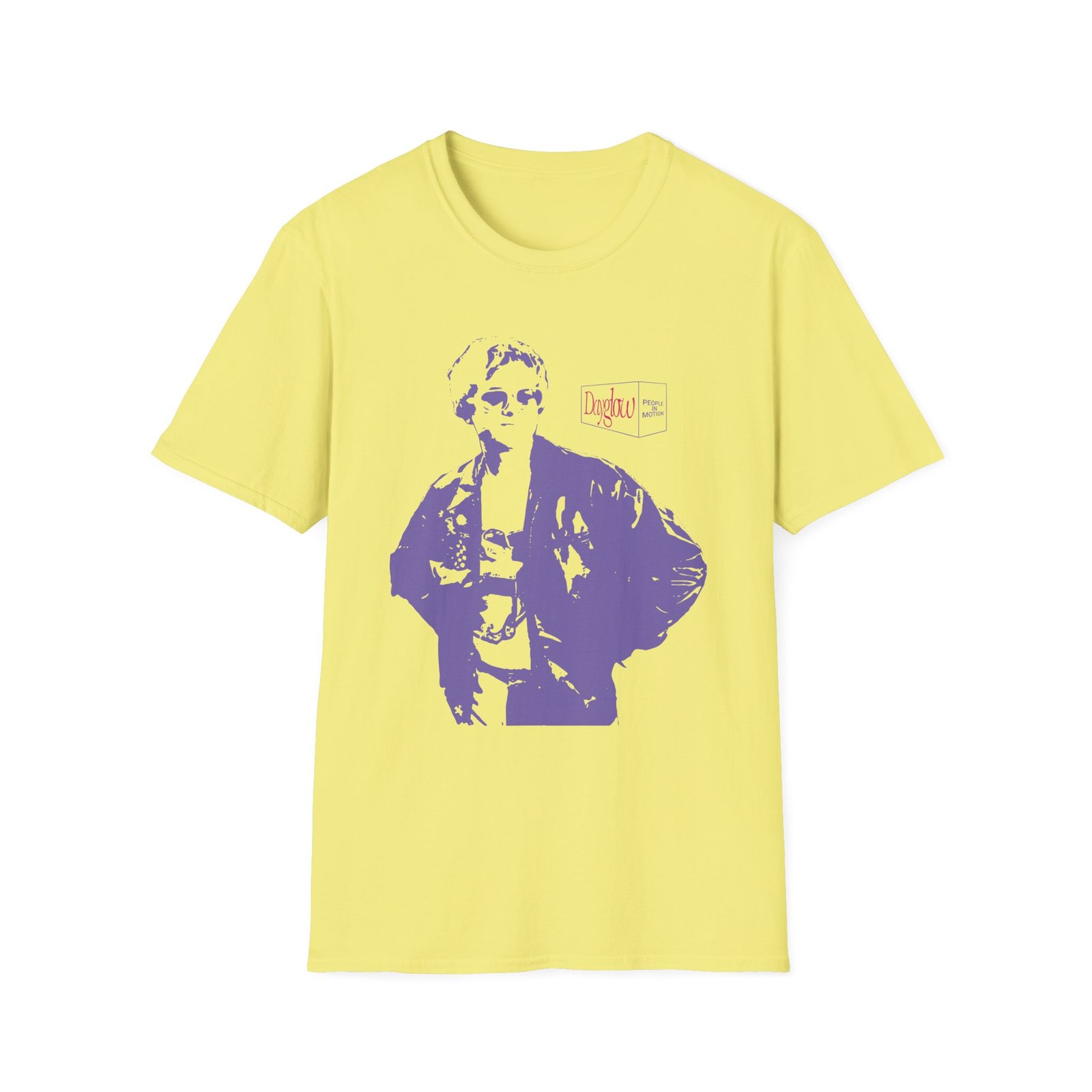Dayglow People in Motion Natural Unisex Softstyle T-Shirt