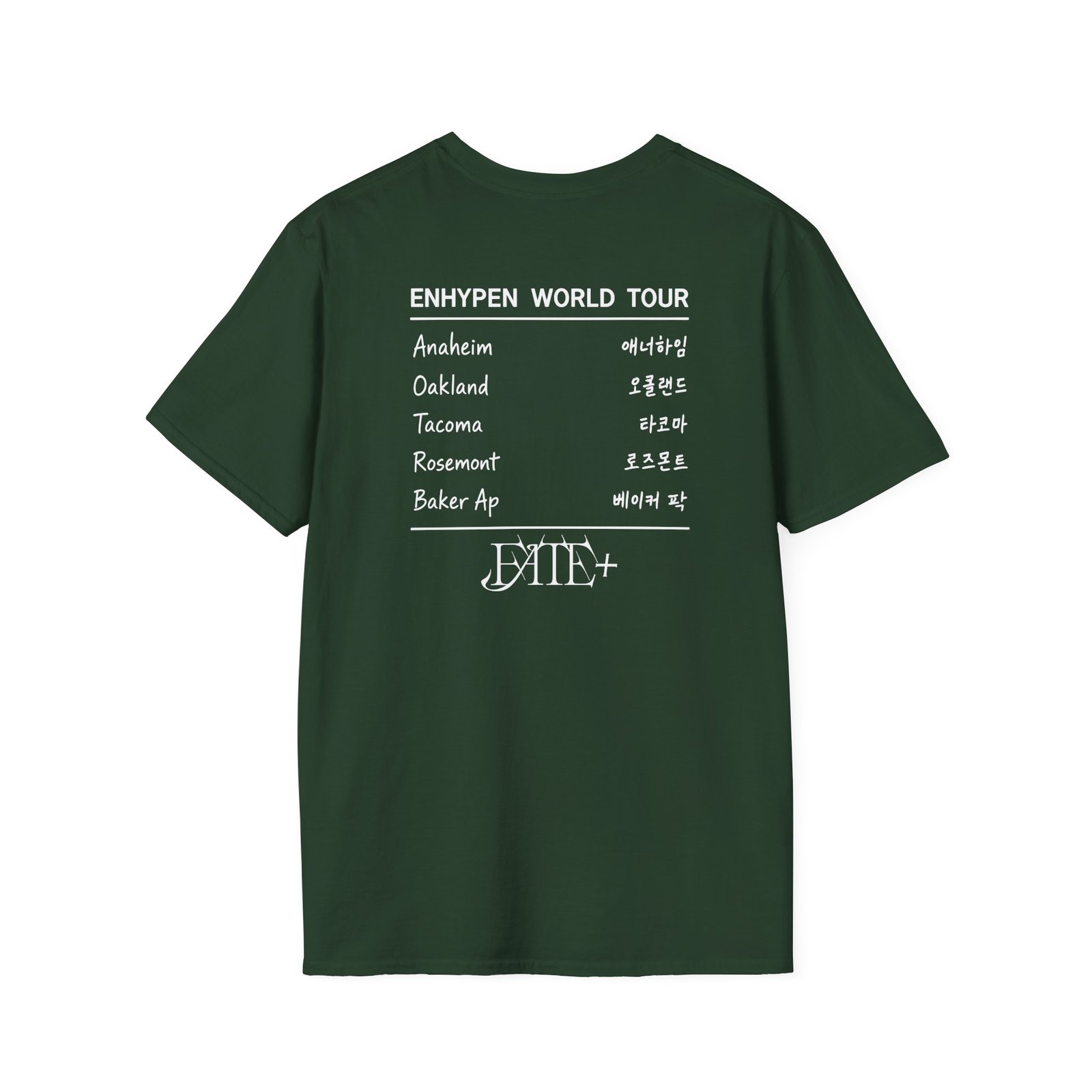 Enhypen World Tour unisex softstyle t-shirt