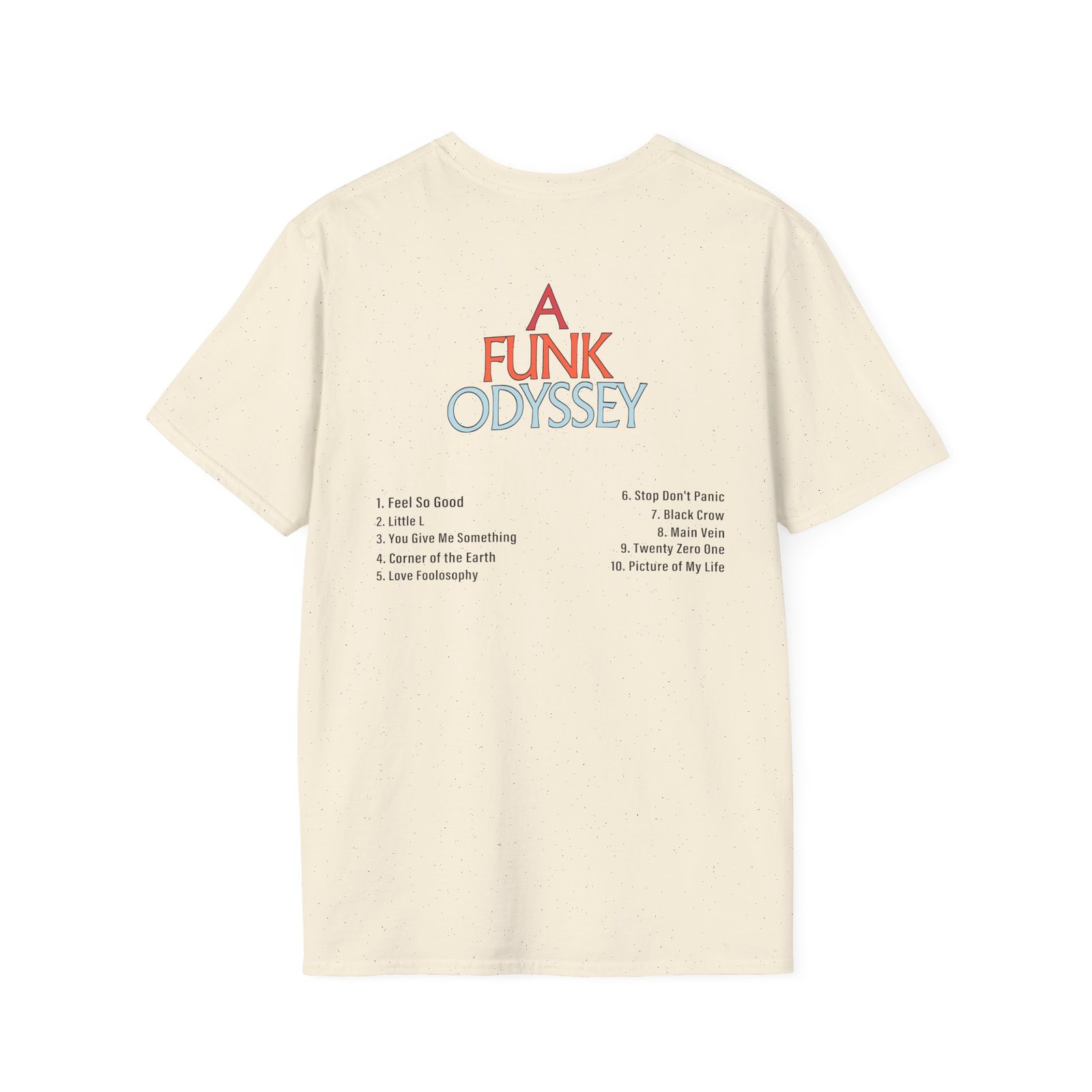 J Funk Odyssey Tracklist Unisex Softstyle T-Shirt