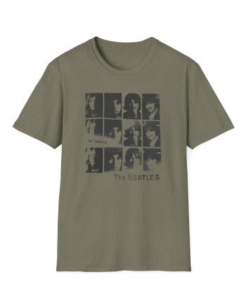 The Beatles Album Distressed Grid Unisex Softstyle T-Shirt