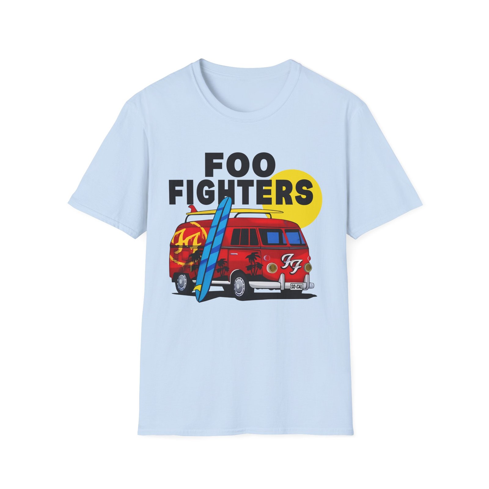 Foo Fighters Split Window Unisex Softstyle T-Shirt