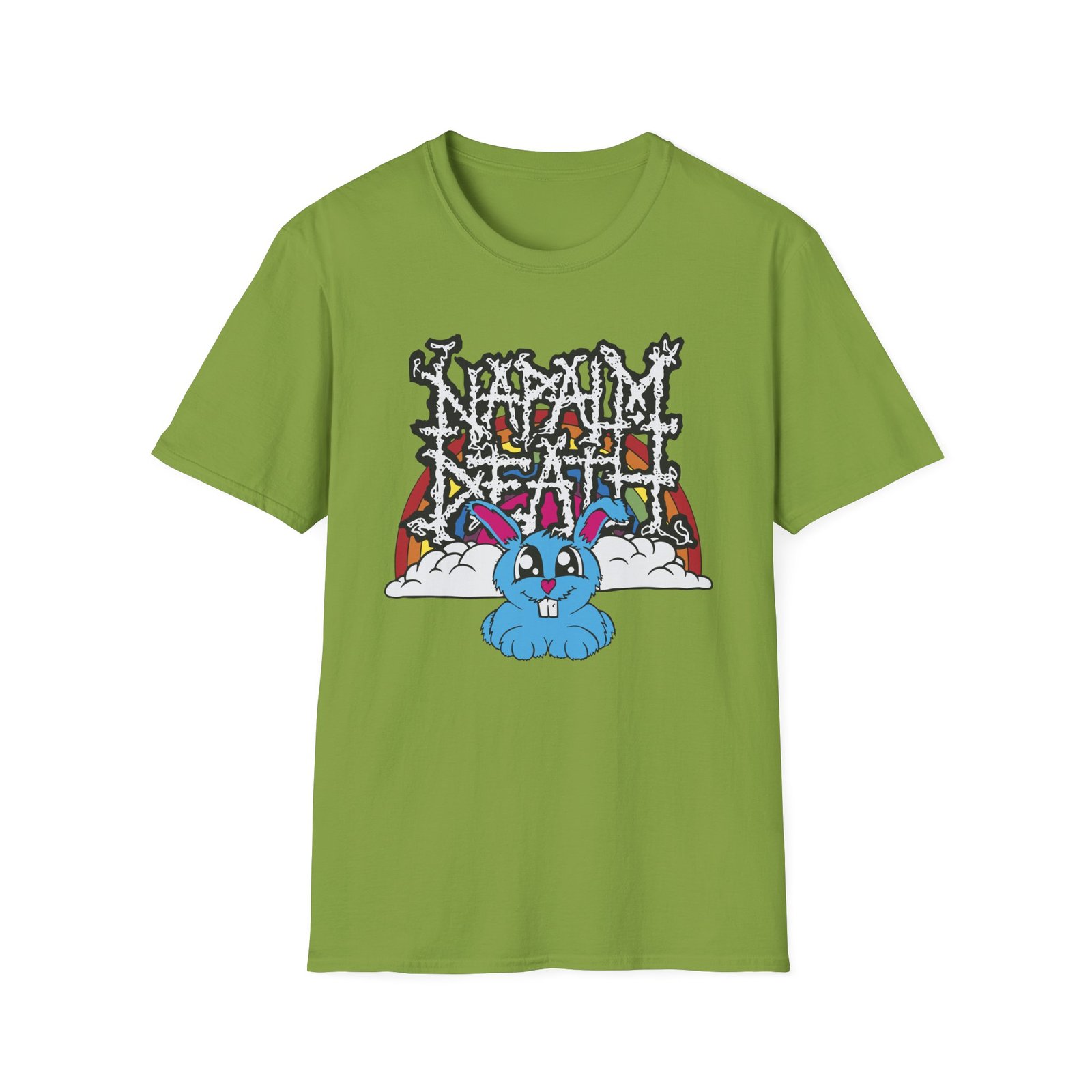 Napalm Death Rainbow Unisex Softstyle T-Shirt