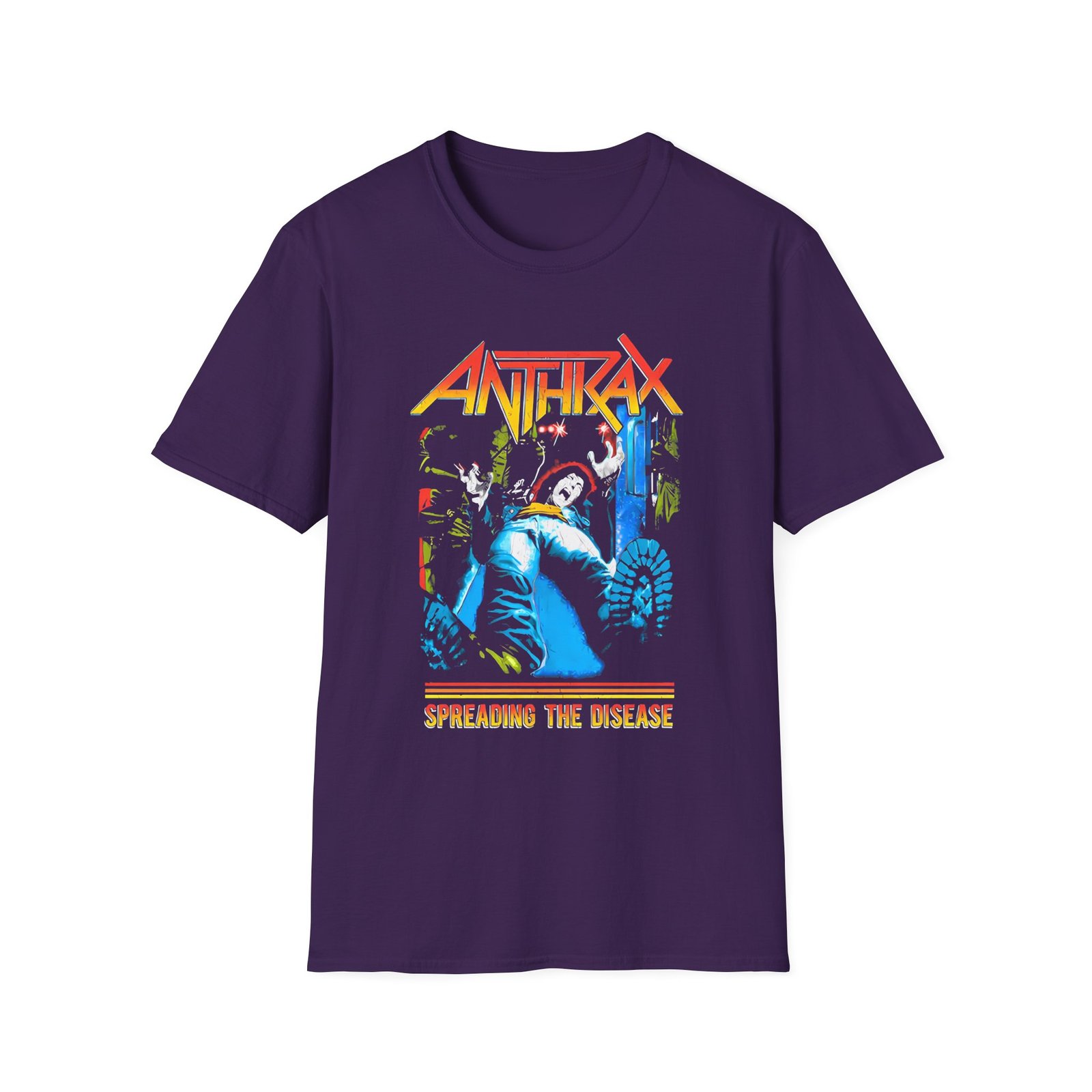 Anthrax Spreading The Disease unisex softstyle t-shirt