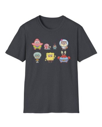 Spongebob AdoraBob Gang Unisex Softstyle T-Shirt