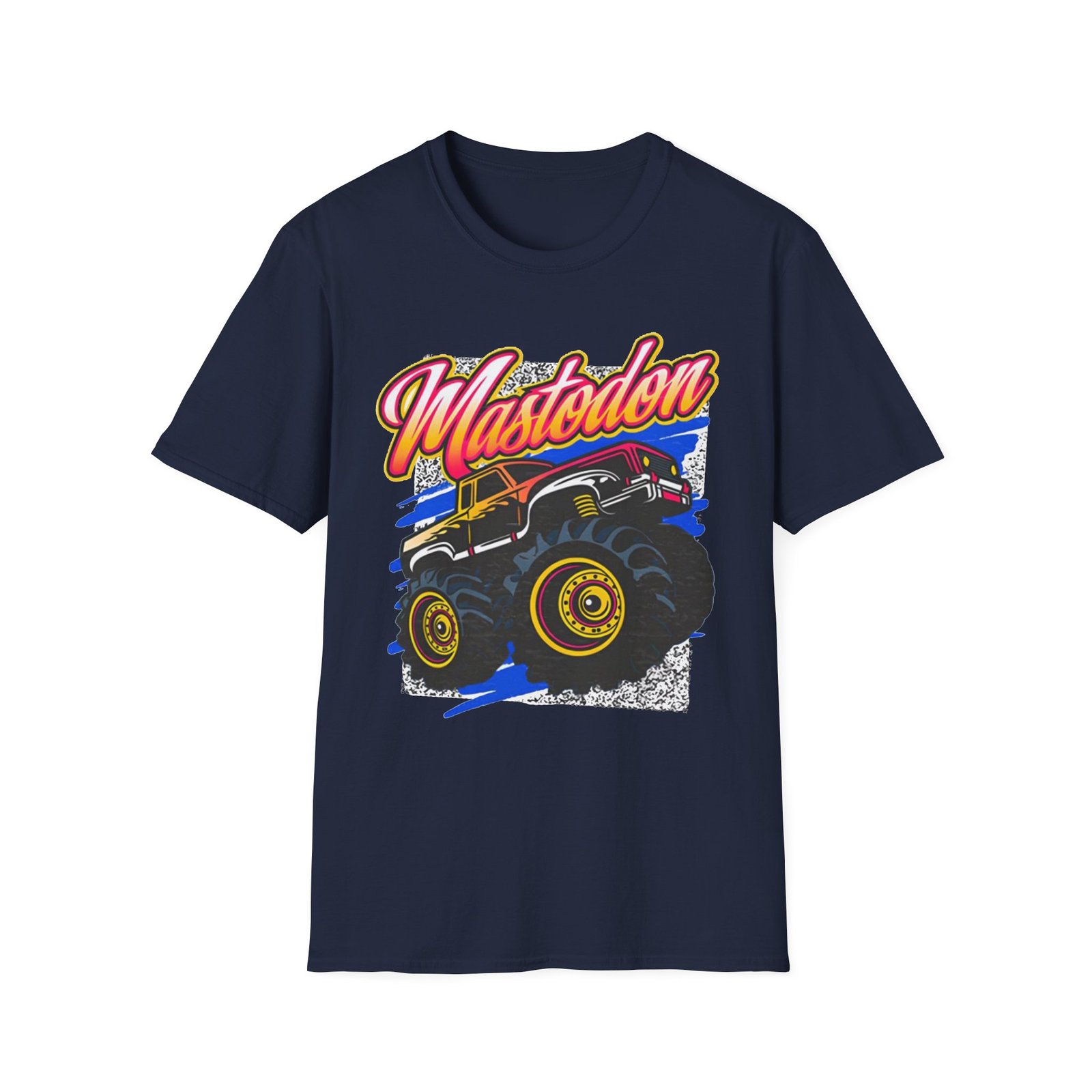 Mastodon Monster Truck Unisex Softstyle T-Shirt