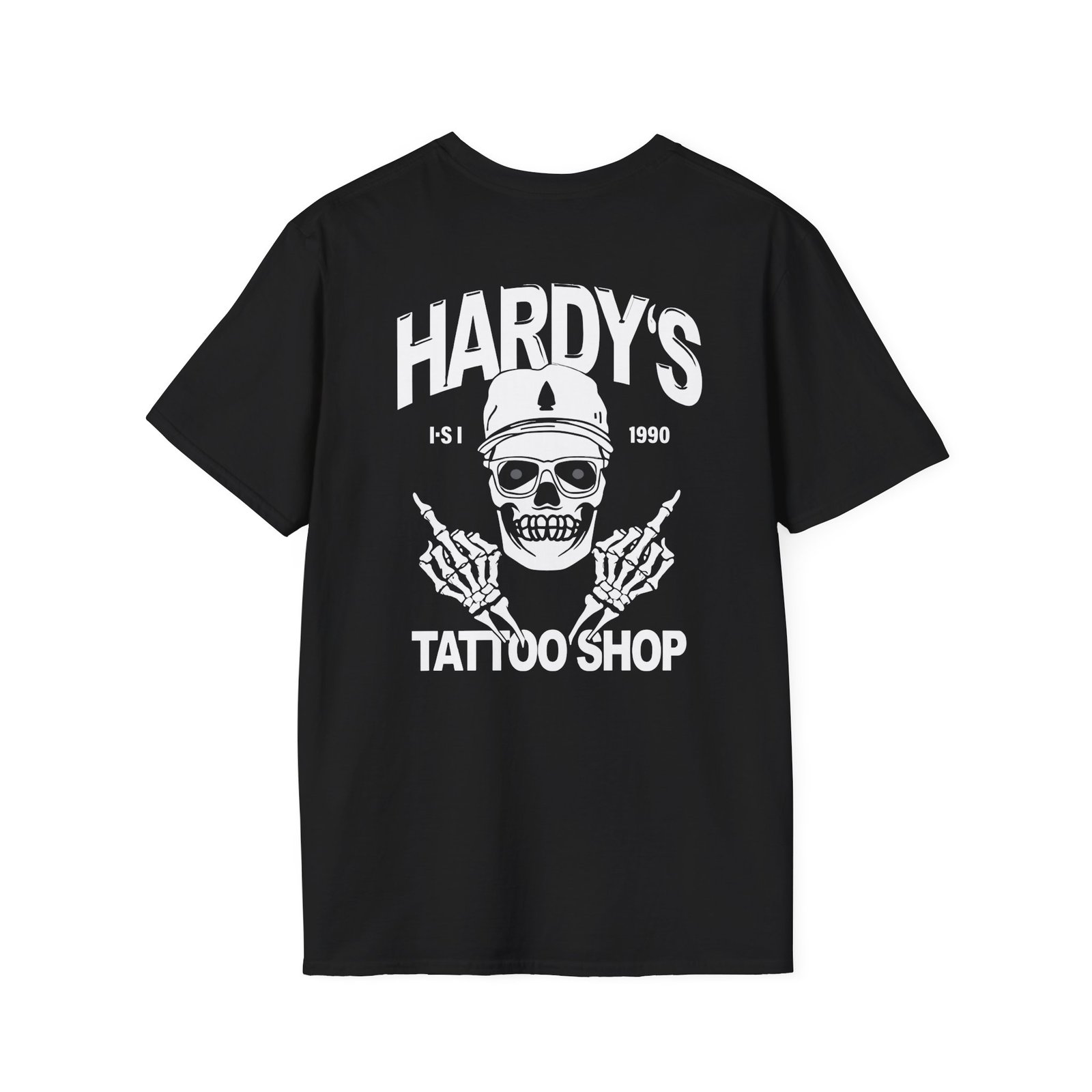 Hardy Tattoo Shop Unisex Softstyle T-Shirt