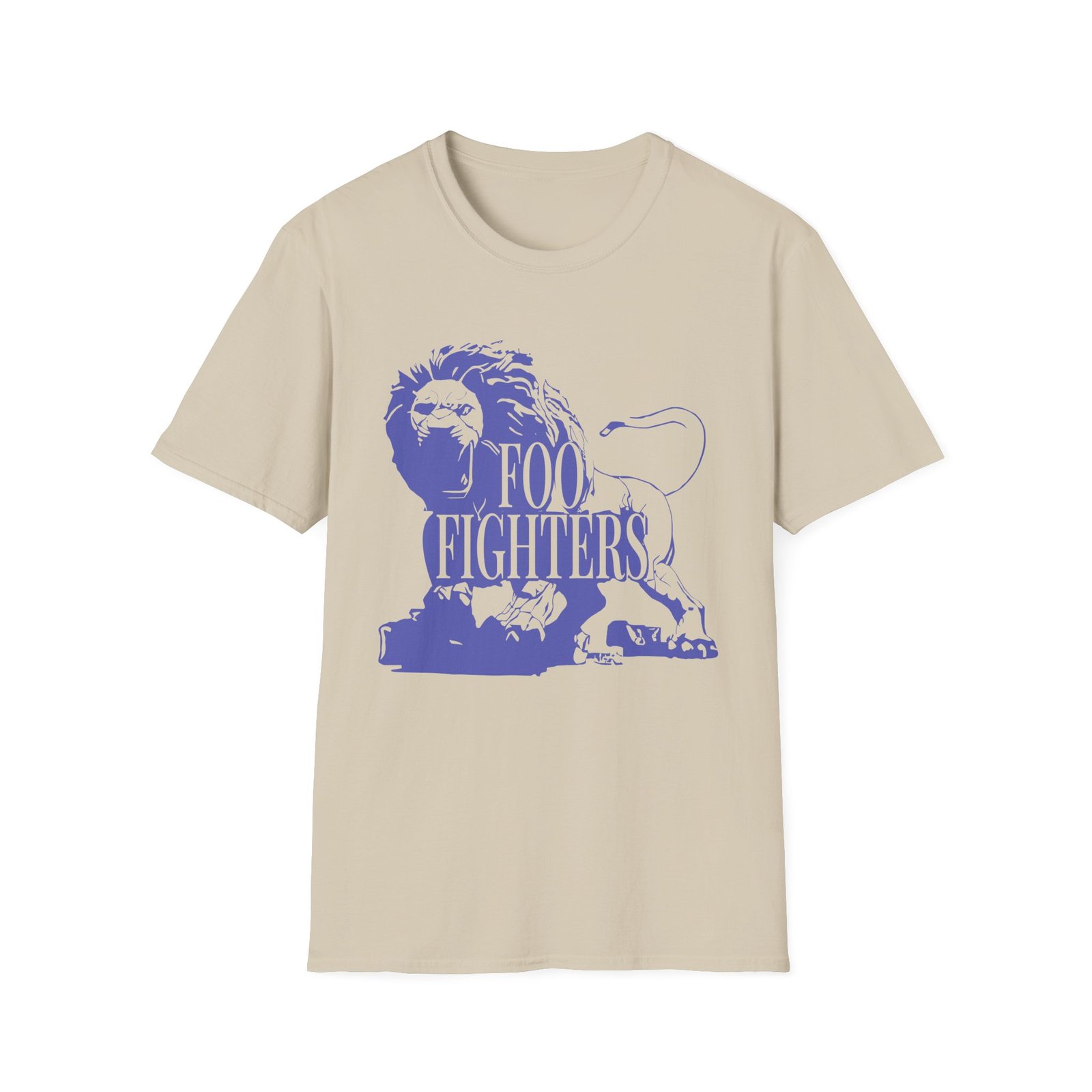 Foo Fighters Ff Lion Unisex Softstyle T-Shirt