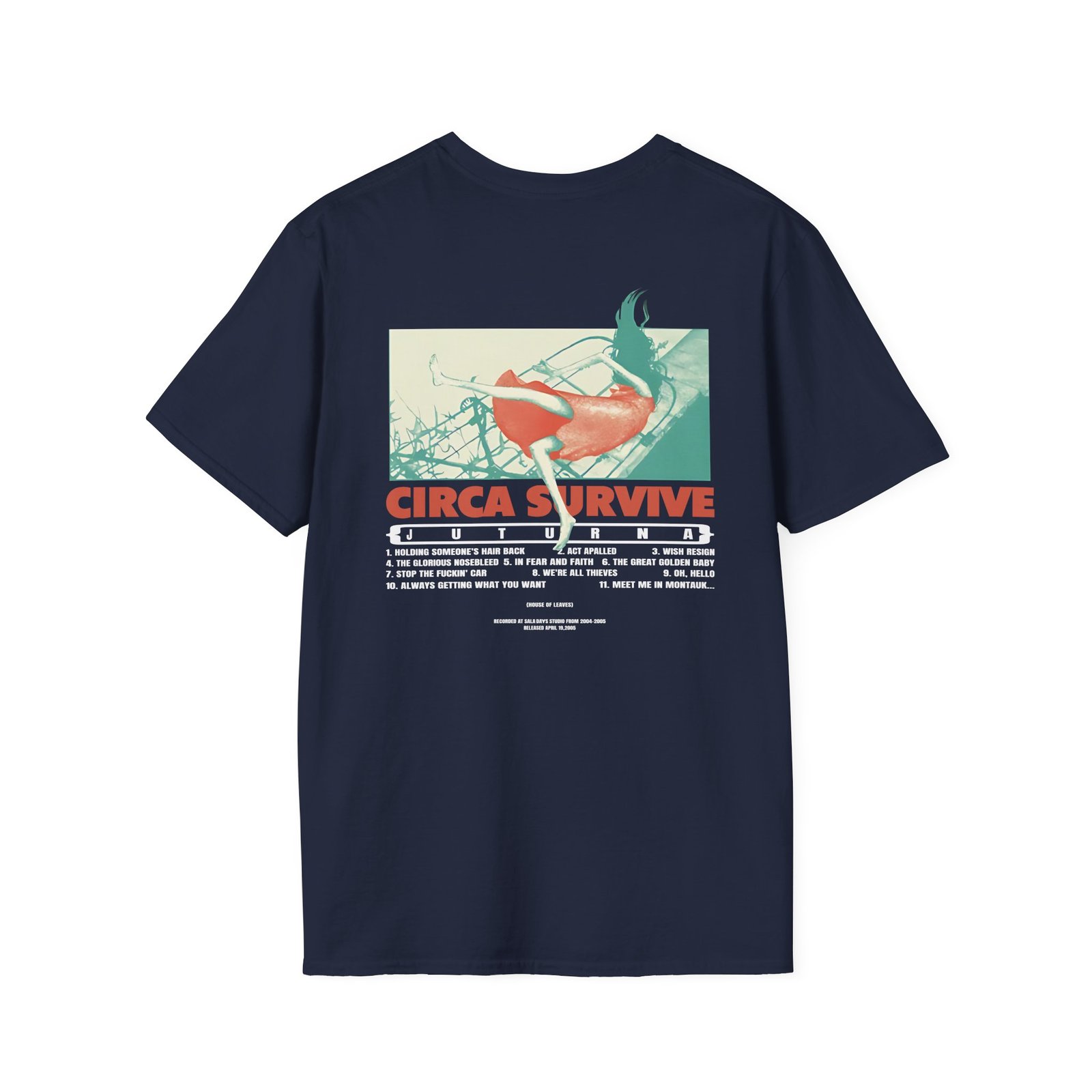Circa Survive Juturna Tracklist Unisex Softstyle T-Shirt