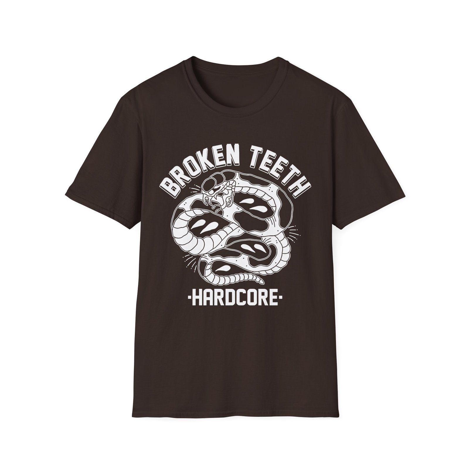 Broken Teeth Snake Unisex Softstyle T-Shirt