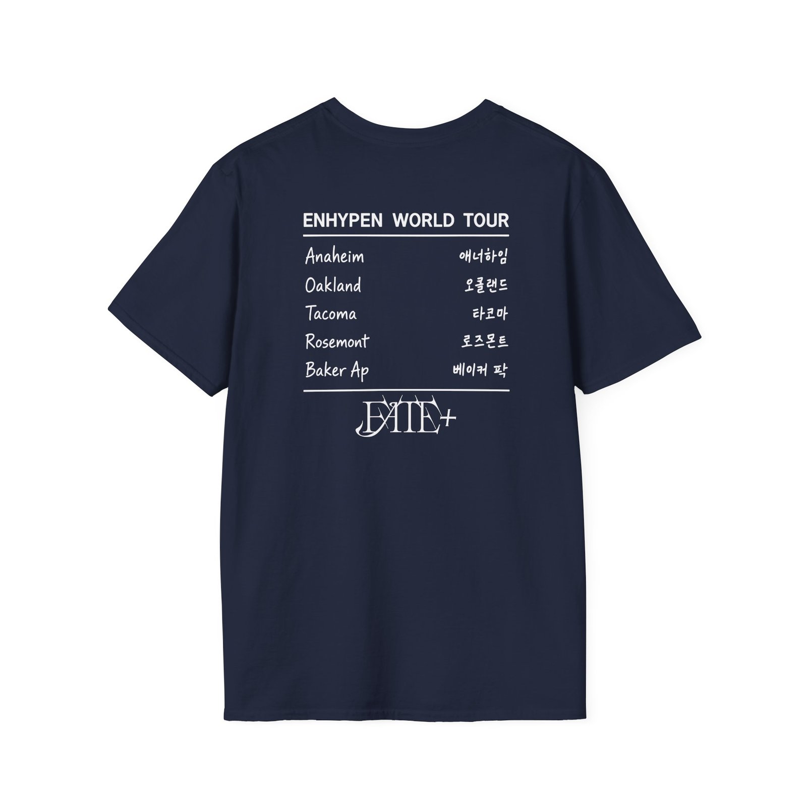 Enhypen World Tour unisex softstyle t-shirt