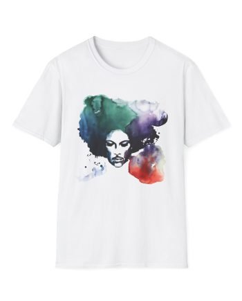 Prince Watercolor Portrait Unisex Softstyle T-Shirt