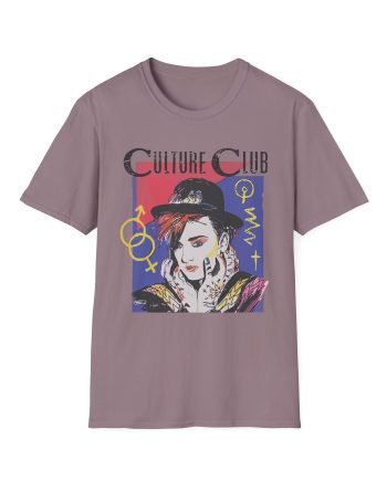 Boy George Sketchy Symbols Unisex Softstyle T-Shirt
