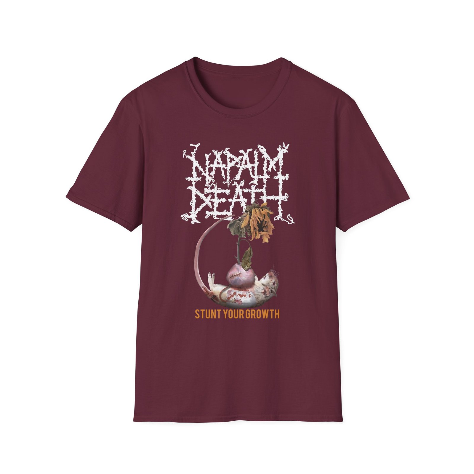 Napalm Death Stunt your Growth Unisex Softstyle T-Shirt