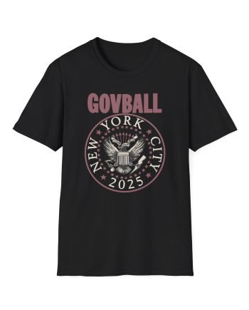 Gov Ball Gov Bop Lineup Unisex Softstyle T-Shirt