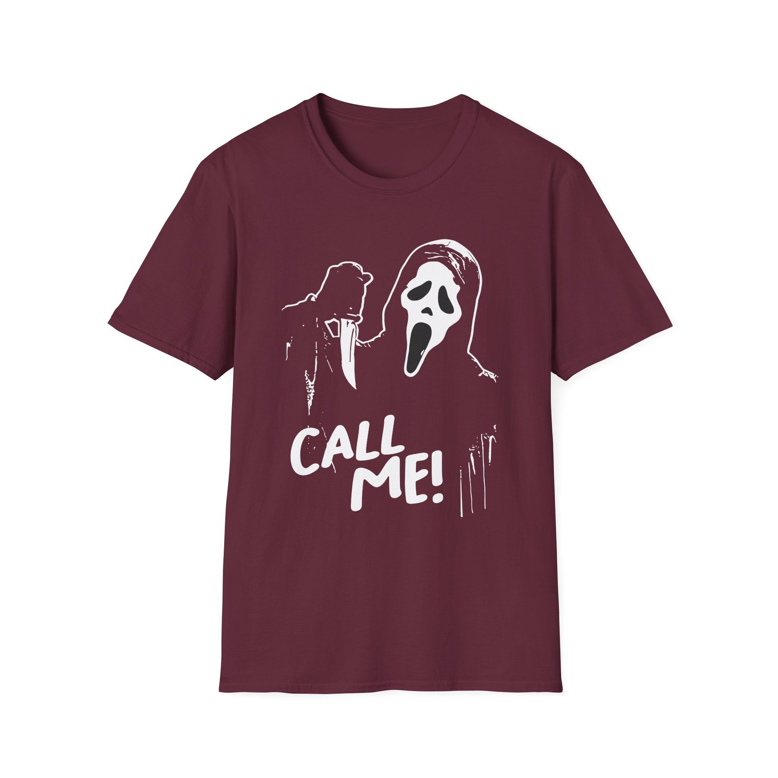 Ghostface CALL ME Unisex Softstyle T-Shirt