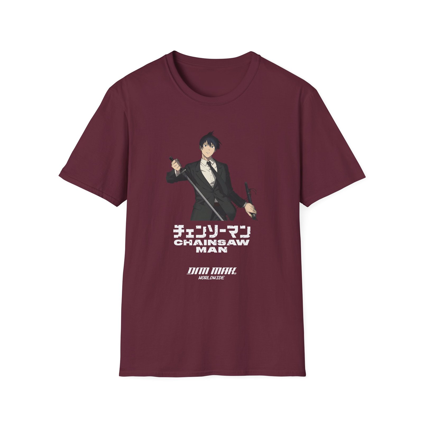 Chainsaw Man X Dim Mak Aki Unisex Softstyle T-Shirt
