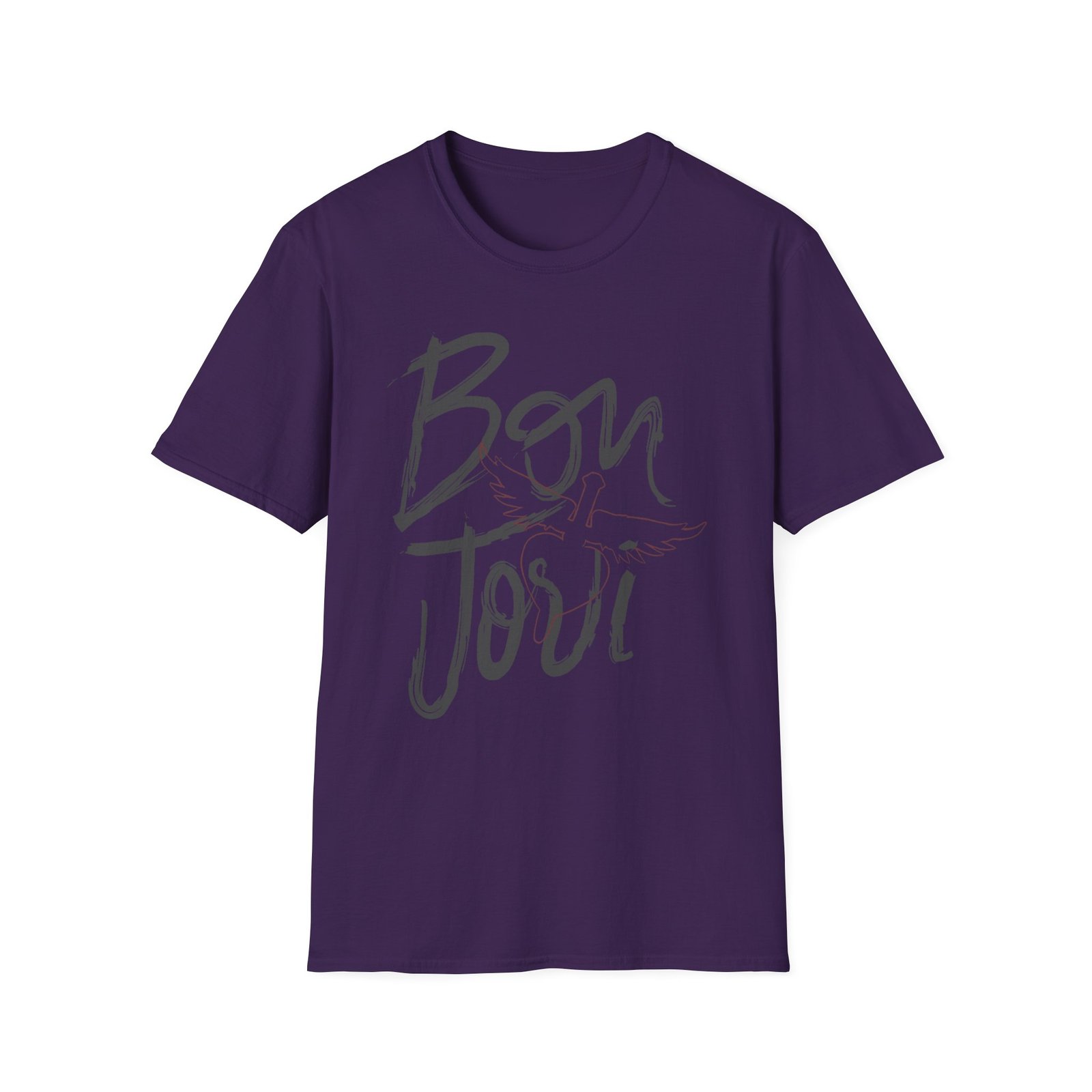 Bon Jovi Brush Strokes Unisex Softstyle T-Shirt